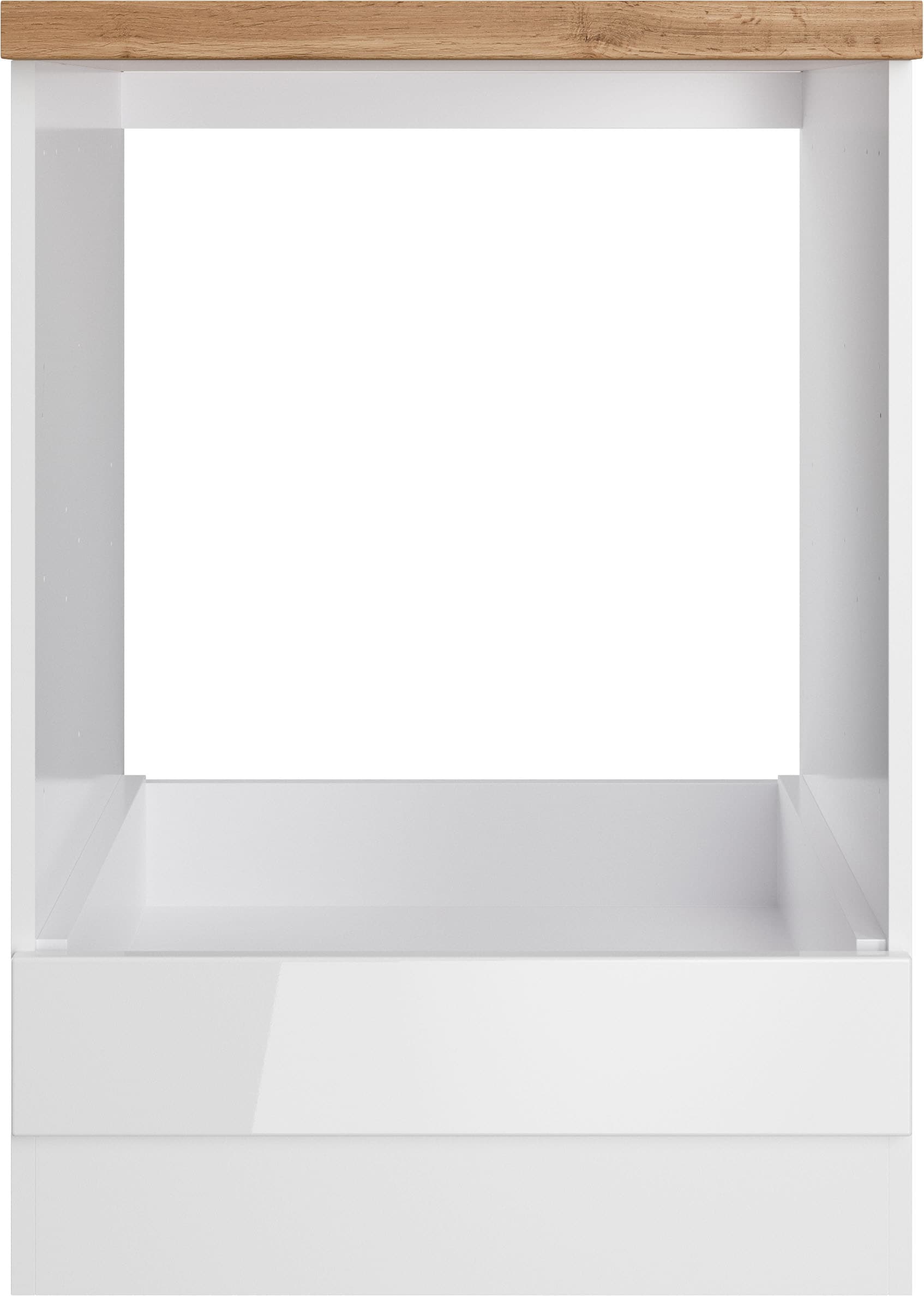 KOCHSTATION Herdumbauschrank »KS-Virginia,neu in verbesserter Ausführung« Stauraum,  Breite 60 cm, Höhe 85 cm, Nische für Ofen B/H/T: 56/59/55 cm