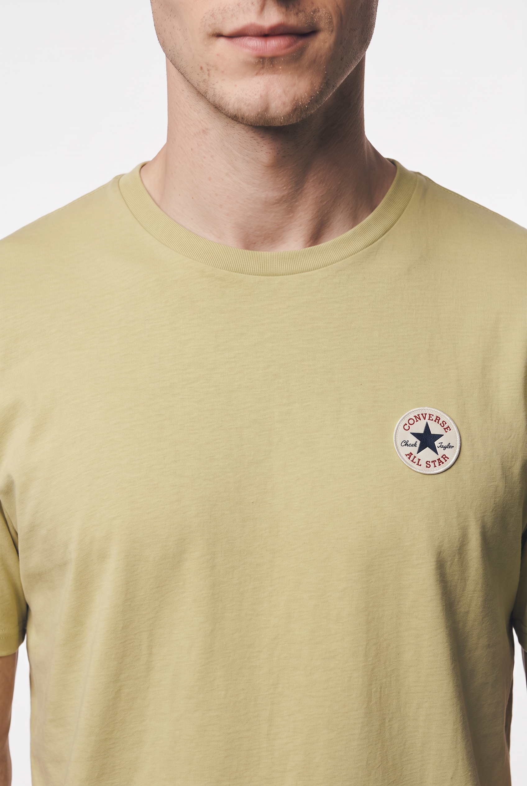 Converse T-shirt design à manches courtes, en coton, coupe confortable, coupe classique