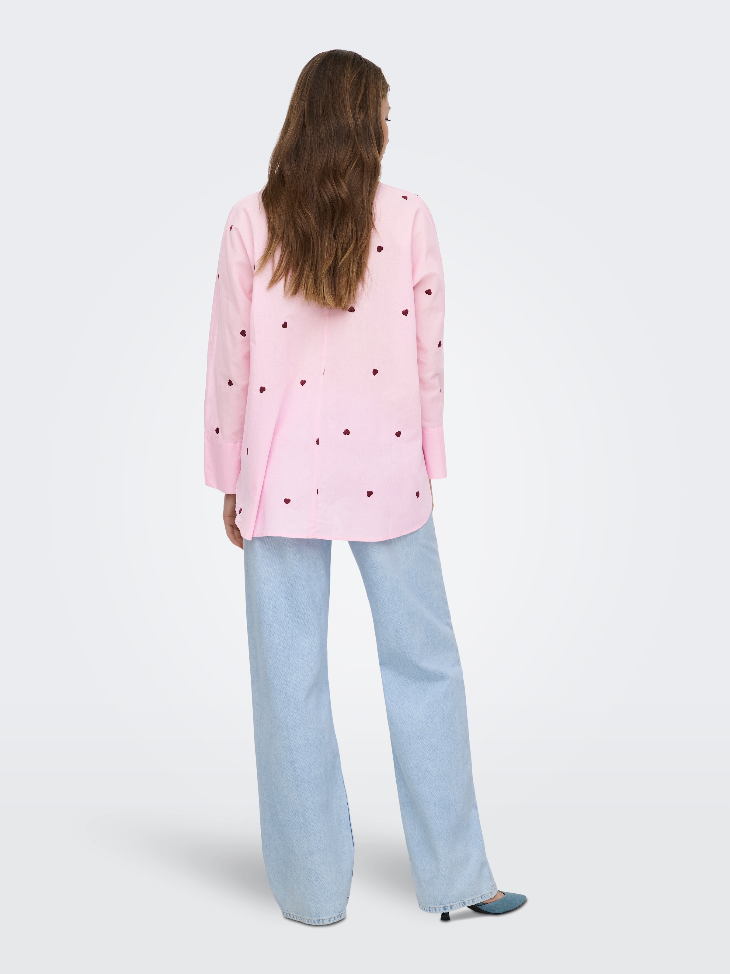 ONLY Hemdbluse »ONLNEW LINA GRACE LS EMB SHIRT NOOS WVN«