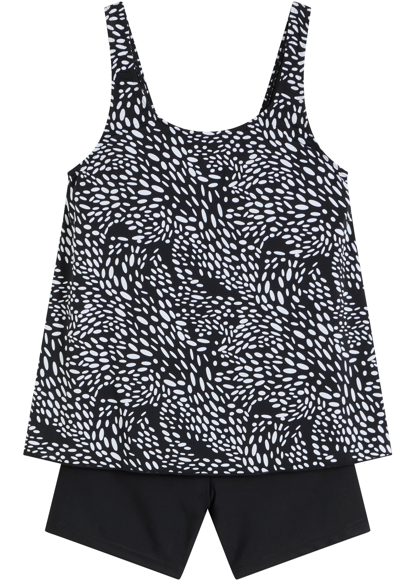 bonprix Maillot de bain style sportif, coupe longue, aspect tankini