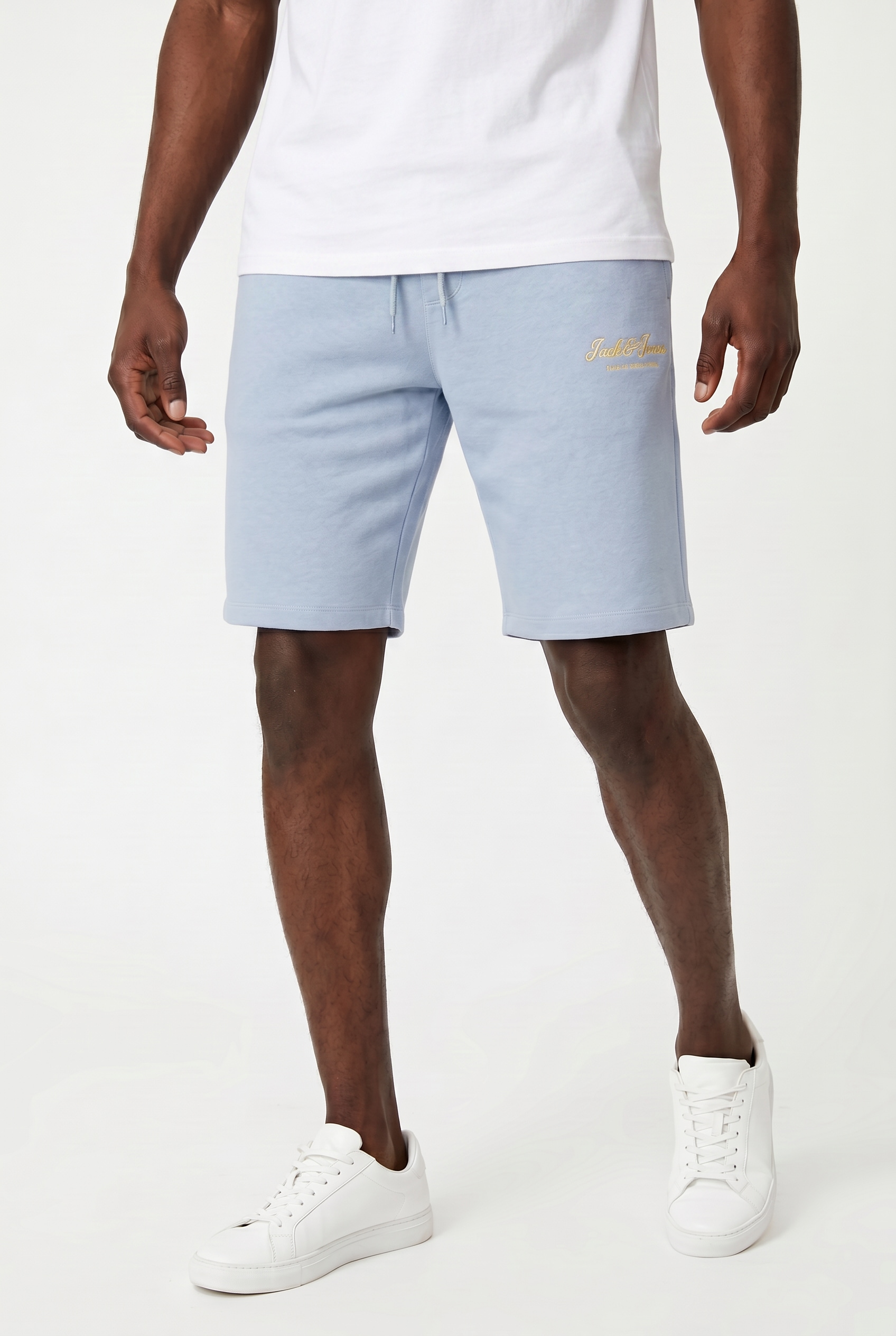 Image of Jack & Jones Laufhose "JPSTGORDON ARCHIVE COLOR SWEAT SHORT MID" mit Logo Schriftzug