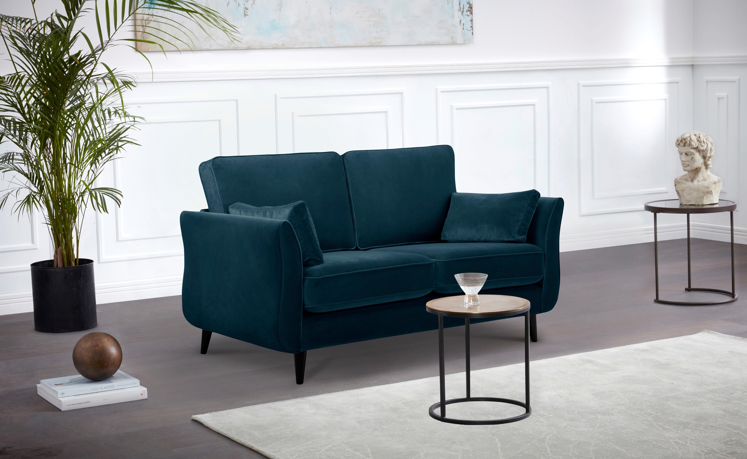 Image of Leonique 2-Sitzer »Nizza«, im zeitlosen Design mit Holzfüssen bei Ackermann Versand Schweiz