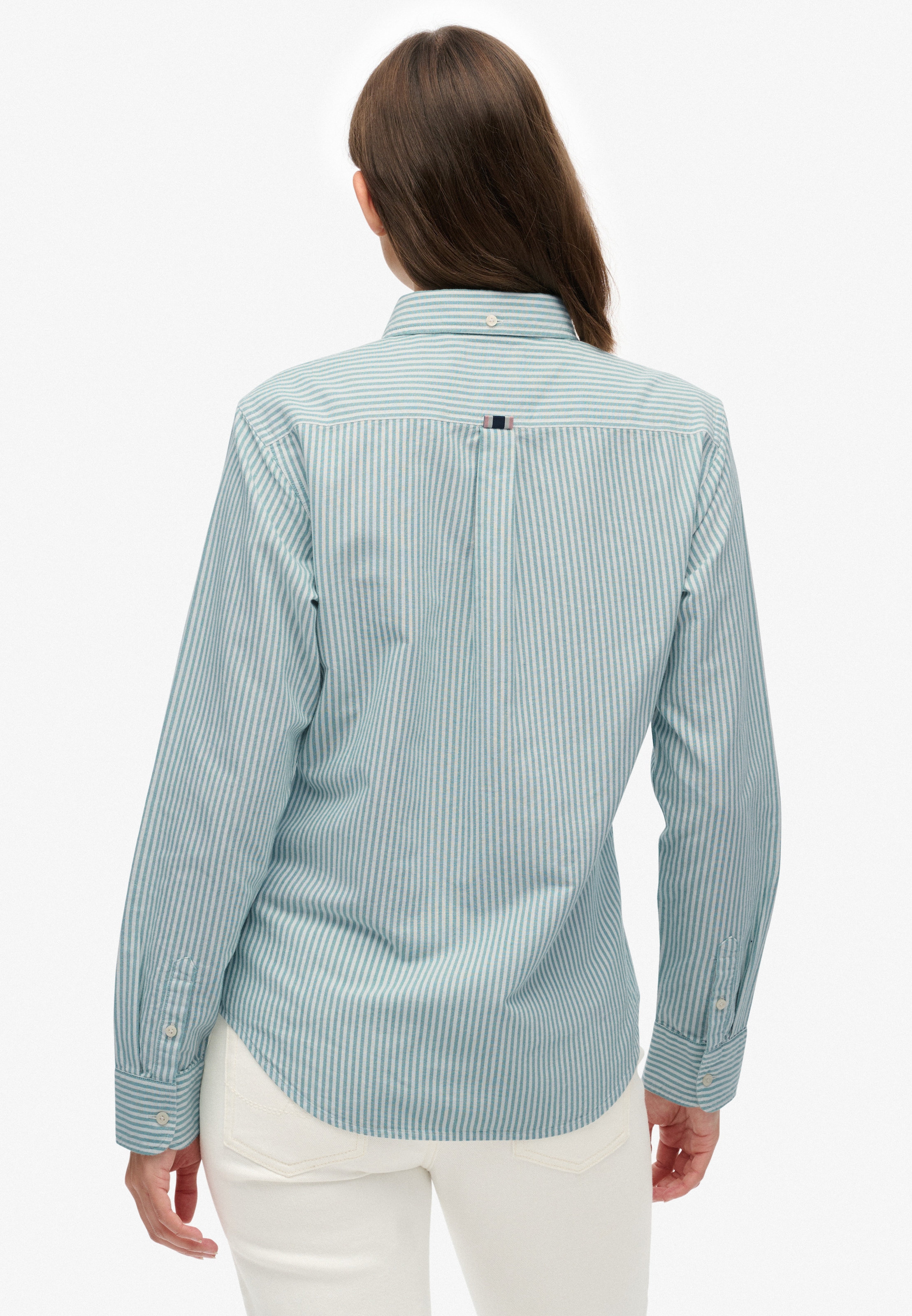 Superdry Blouse chemise »SLIM OXFORD BD L/S SHIRT« Coton, coupe slim