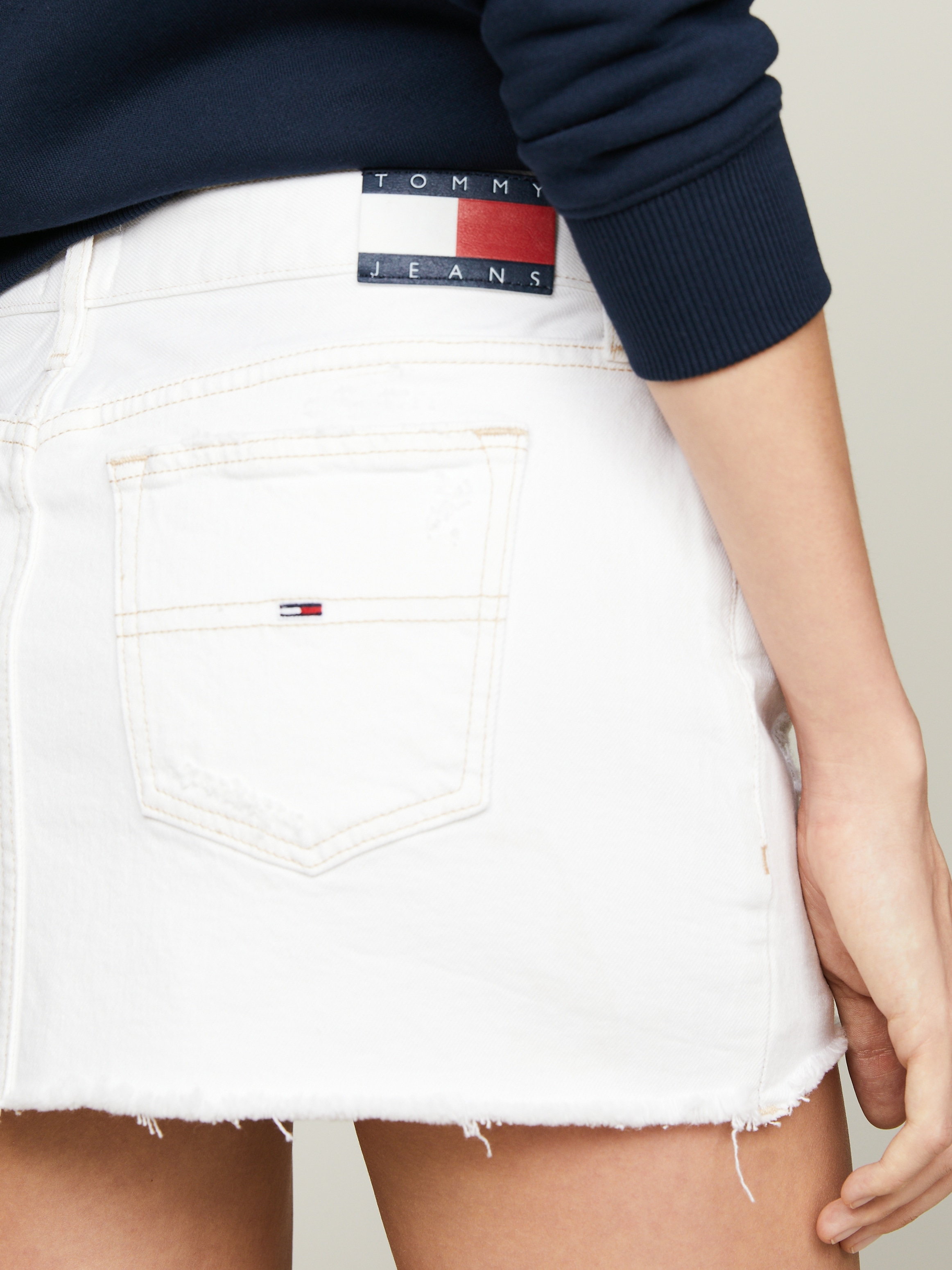 Tommy Jeans Jeansrock »LW MCR MN SKIRT BH0199«, Webrock im 5-Pocket-Style