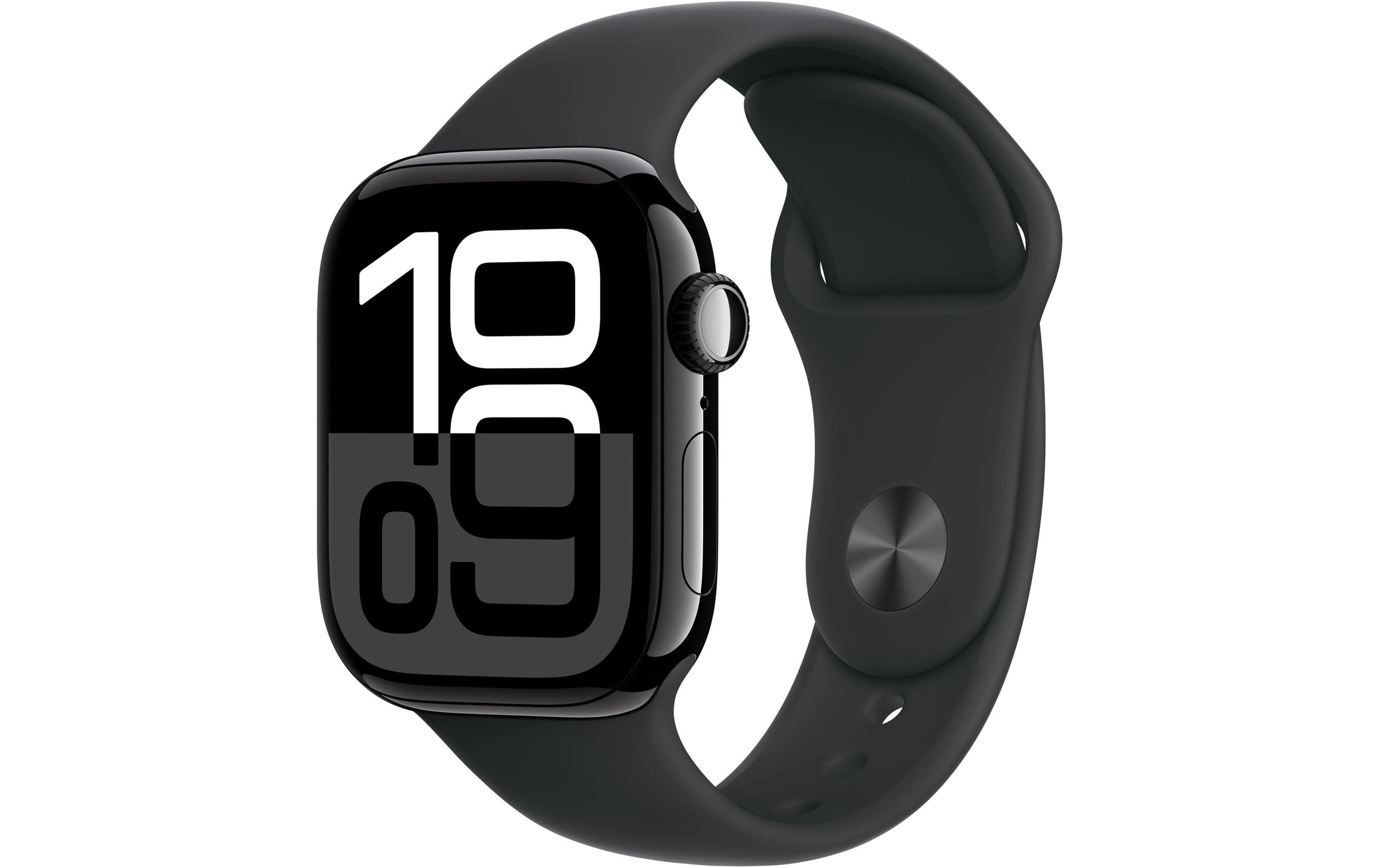 Apple Watch Series 10 Aluminium, 42 mm, GPS + Cellular, Sport Band M/L, Diamantschwarz