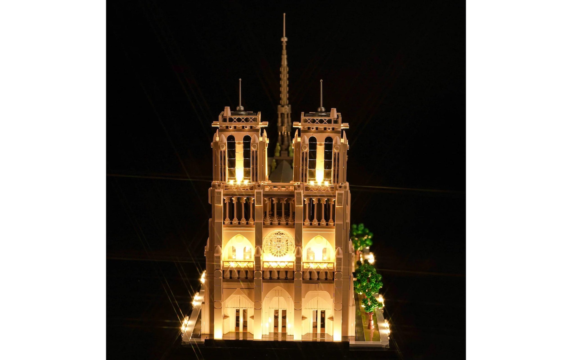   Jeu de construction en pierre »BrickBling LED-Licht-Set für LEGO® Notre-Dame de Paris -21061«