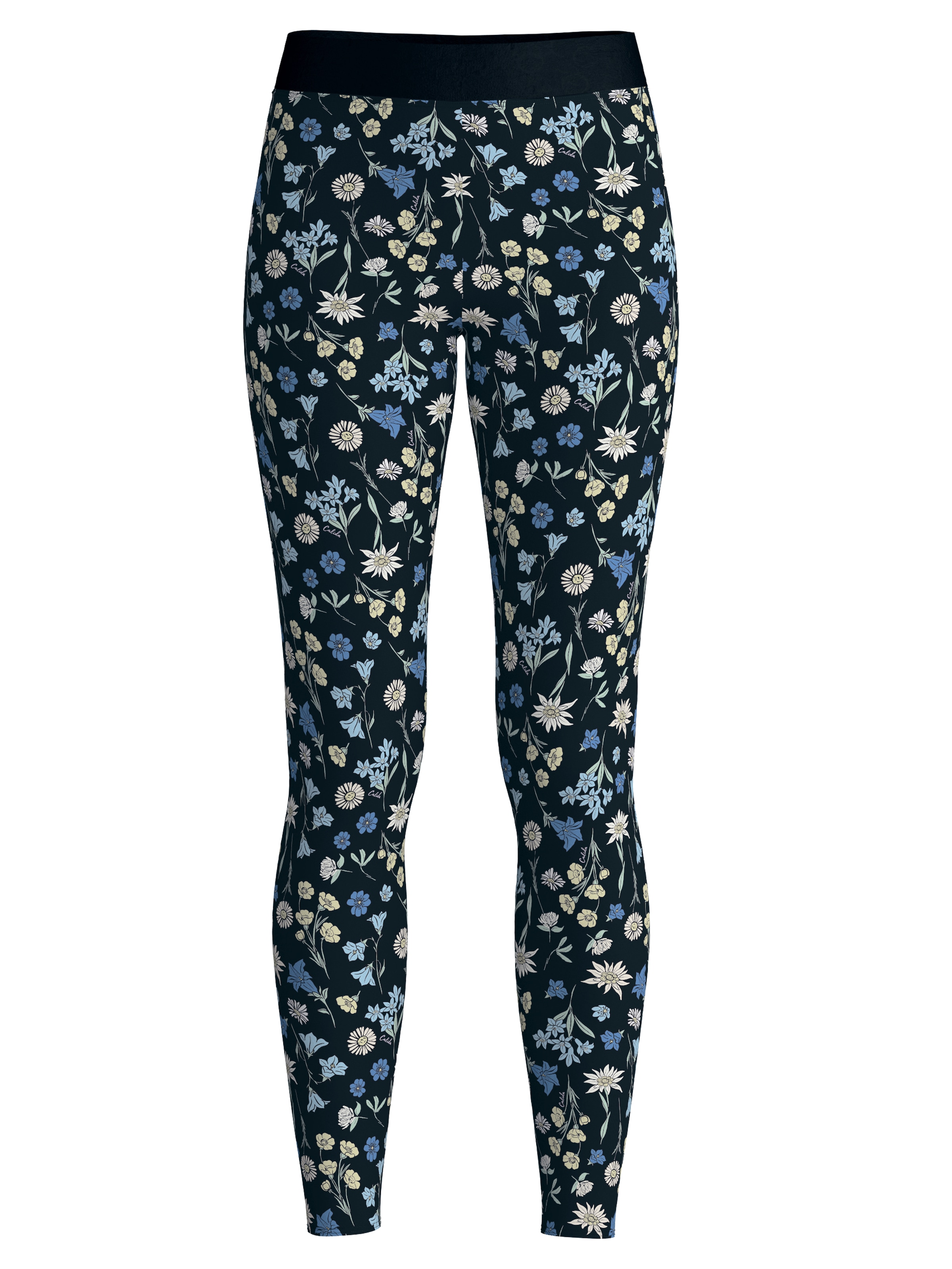 CALIDA Leggings »Elastic Trend«, floraler Print, Baumwollmix, weicher elastischer Bund, bequem