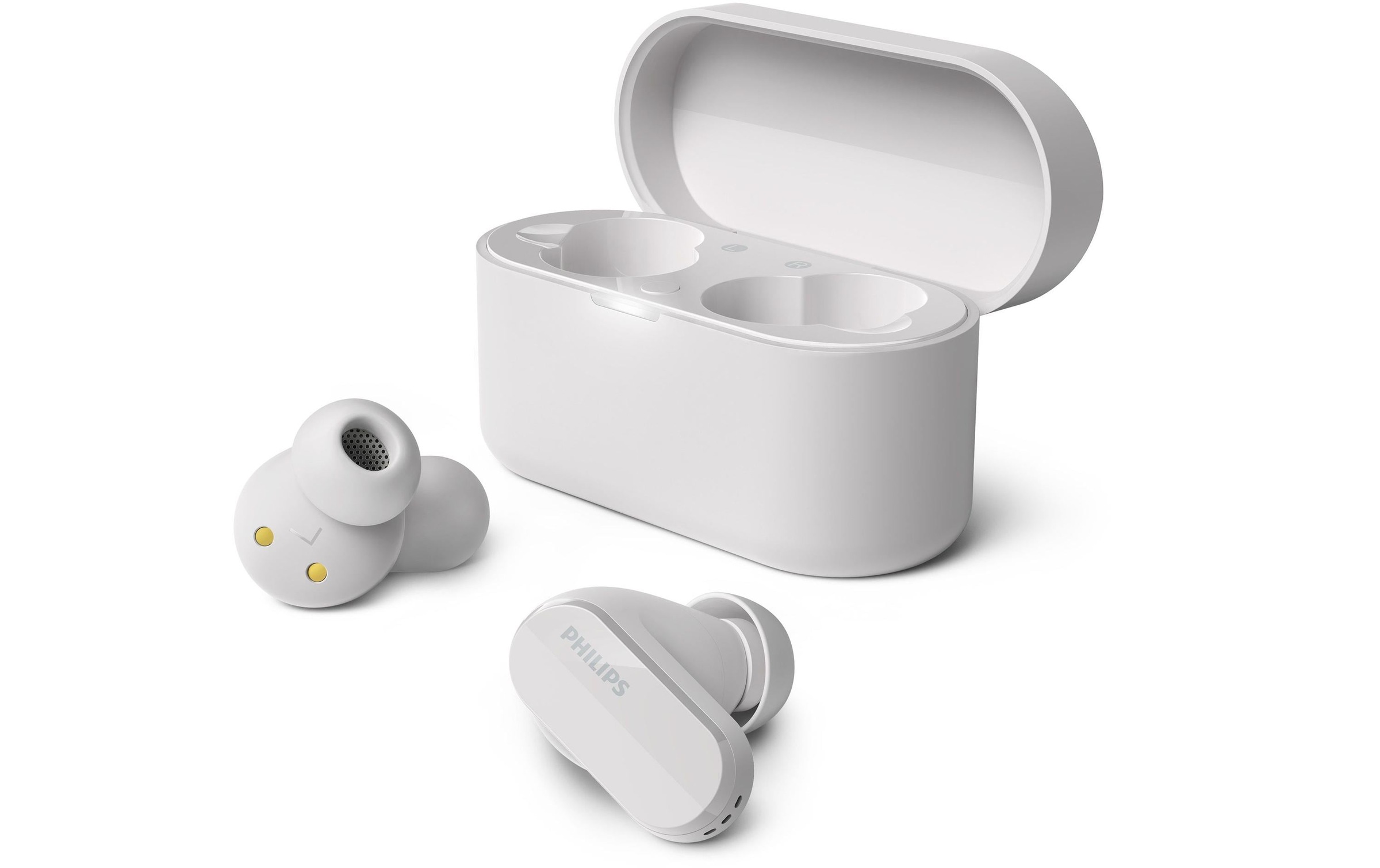 Philips wireless In-Ear-Kopfhörer »True Wireless In-Ear-Kopfhörer TAT3508WT Weiss«, Adaptive Noise-Cancelling