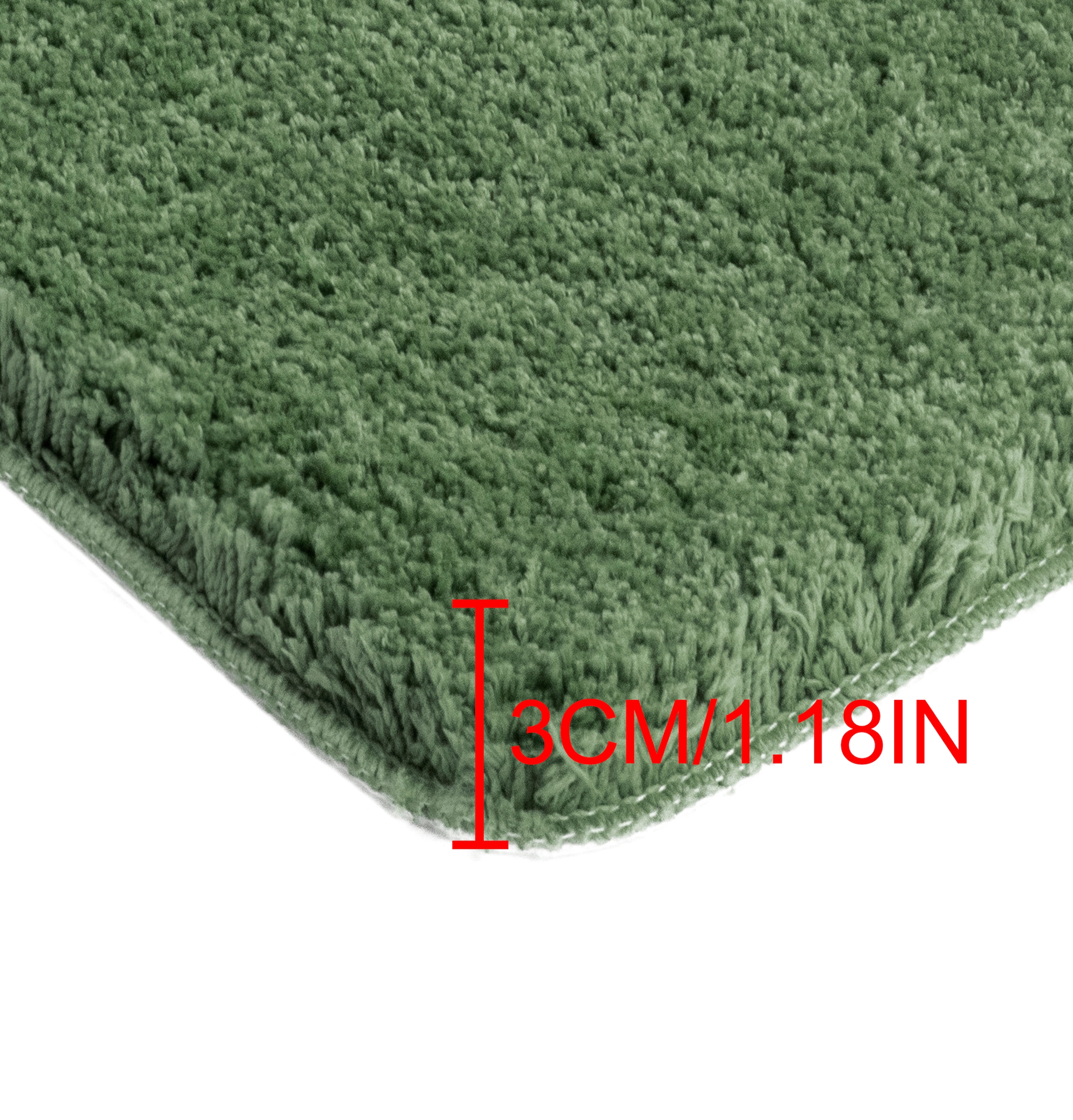 my home Badematte »Sanremo, Badvorleger, Badezimmer Teppich, sehr weich«, rutschhemmend beschichtet, fussbodenheizungsgeeignet-schnell trocknend, Badteppich, unifarben, rechteckig, rund & als 3-tlg. Set erhältlich