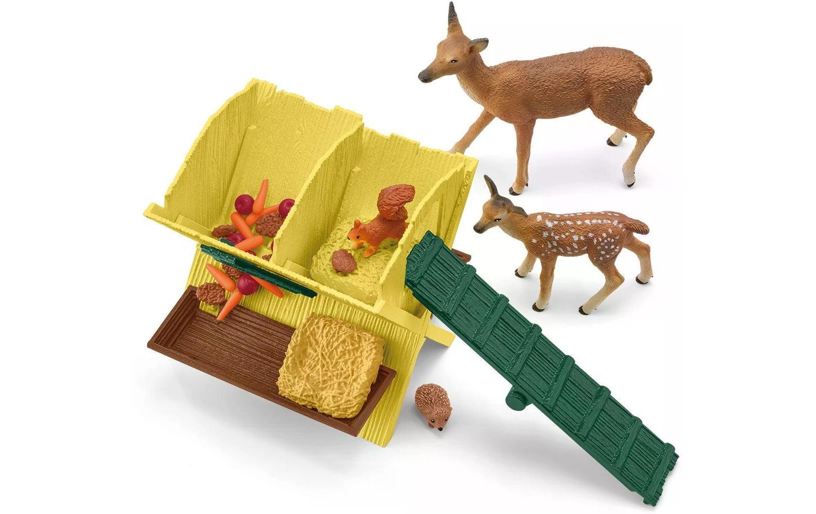 Schleich® Spielwelt »Farm World Fütterung der Waldtiere«