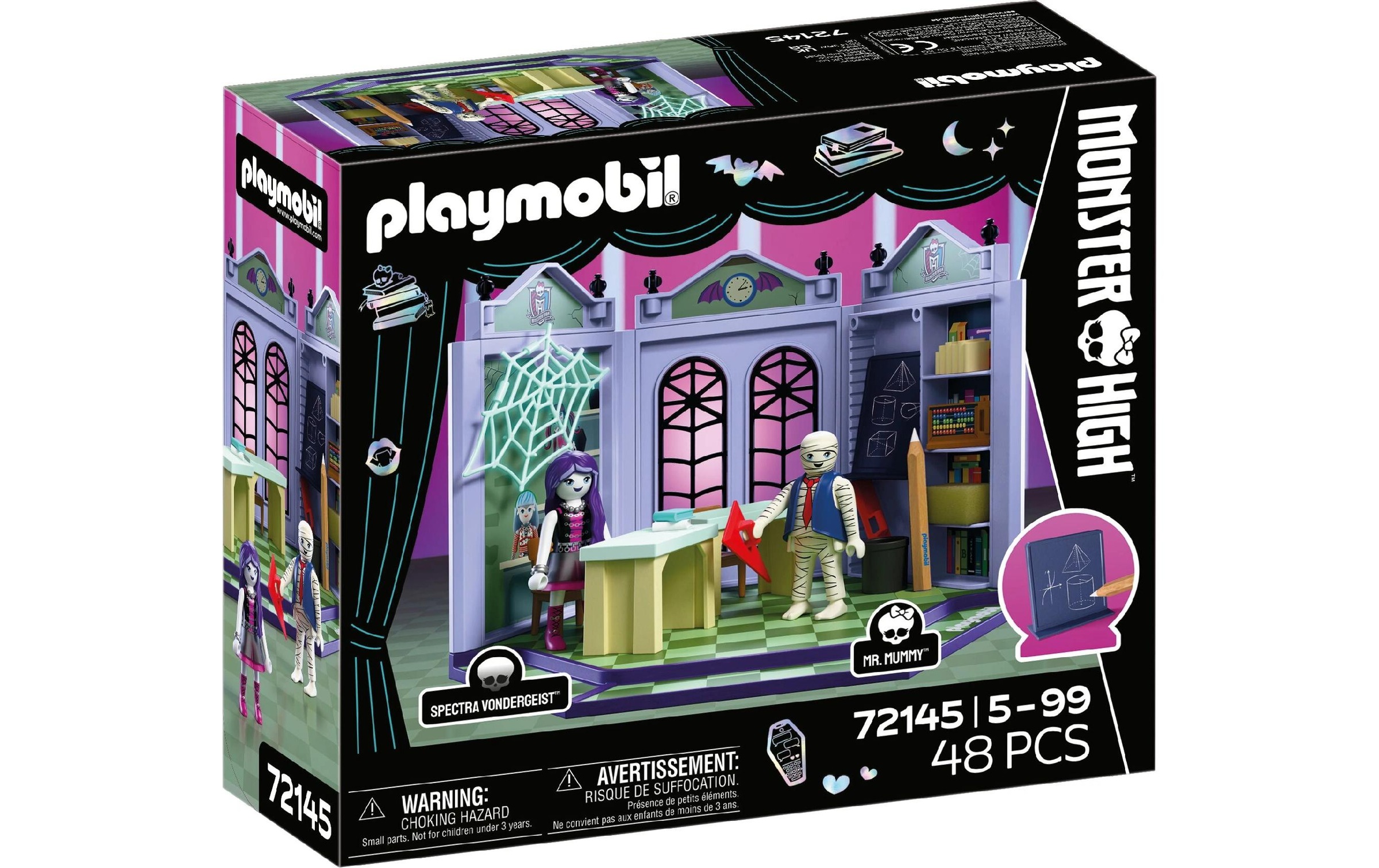 Playmobil Konstruktions-Spielset "KlassenzimmerTM (72145), Monster High™" Made in Europe