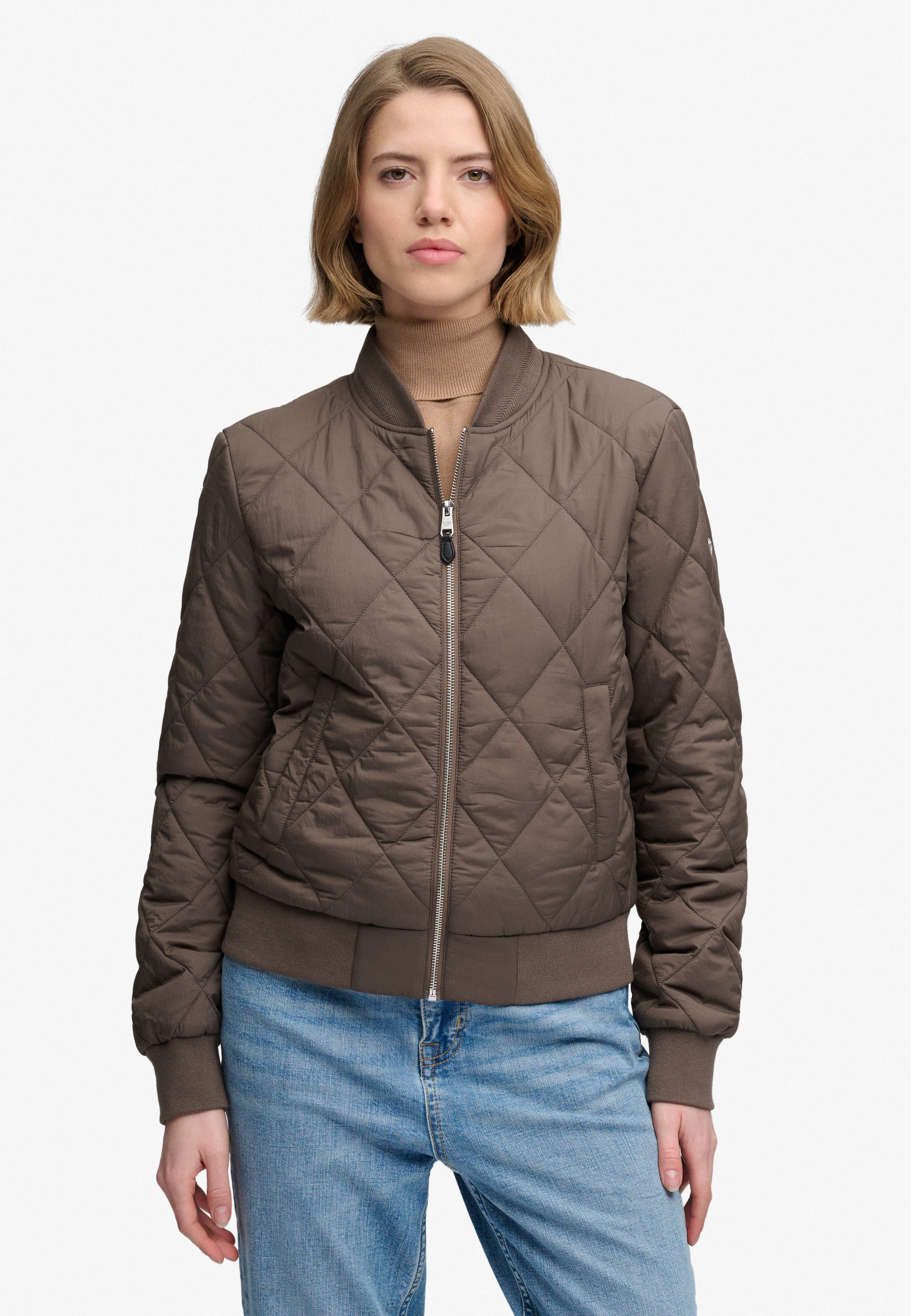 Image of Superdry Bomberjacke "LINER BOMBER JKT" Kunstfaser, slim fit