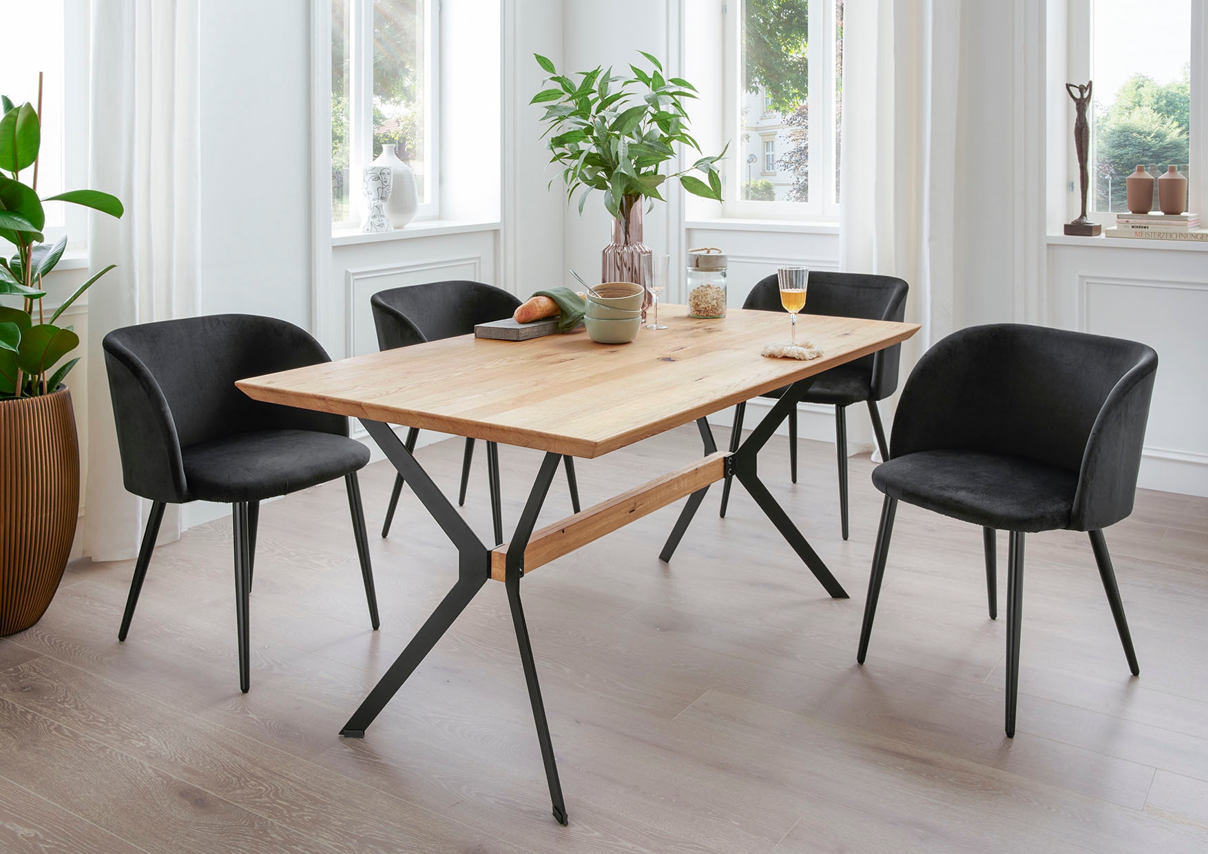 Paroli Table de salle à manger »Sierra« in 3 Breiten