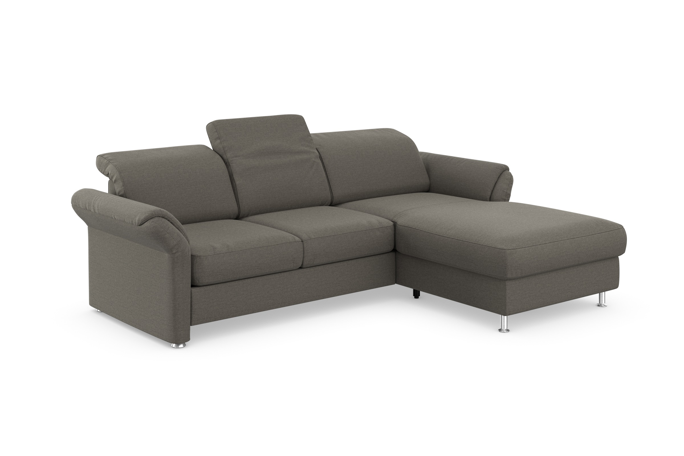 sit&more Ecksofa »Apulia L-Form«, wahlweise Bettfunktion, Bettkasten und Kopf- und Armteilverstellung