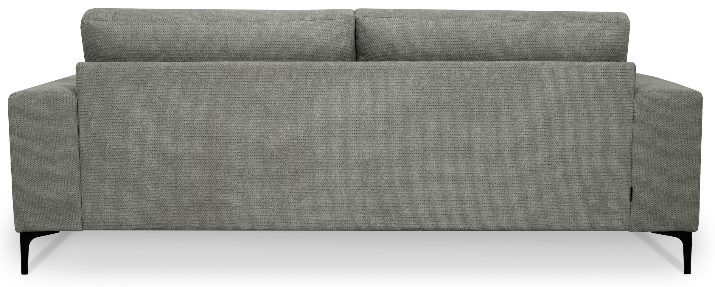 Places of Style 3-Sitzer »Xander«, Breite 224 cm, Soft-Touch Chenille, schwarze Metallfüsse