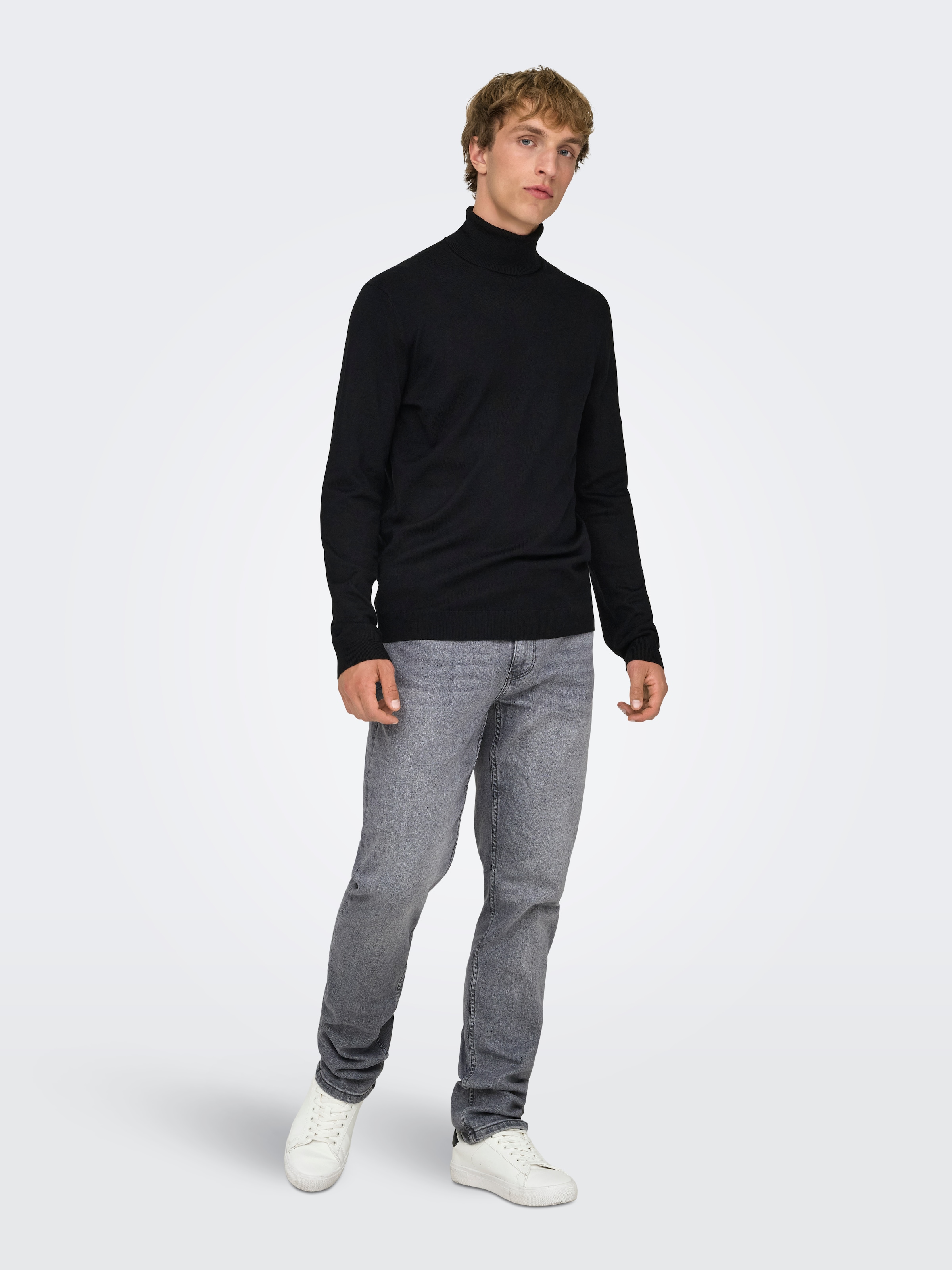 ONLY & SONS Rollkragenpullover »ONSWYLER LIFE REG ROLL NECK KNIT NOOS«