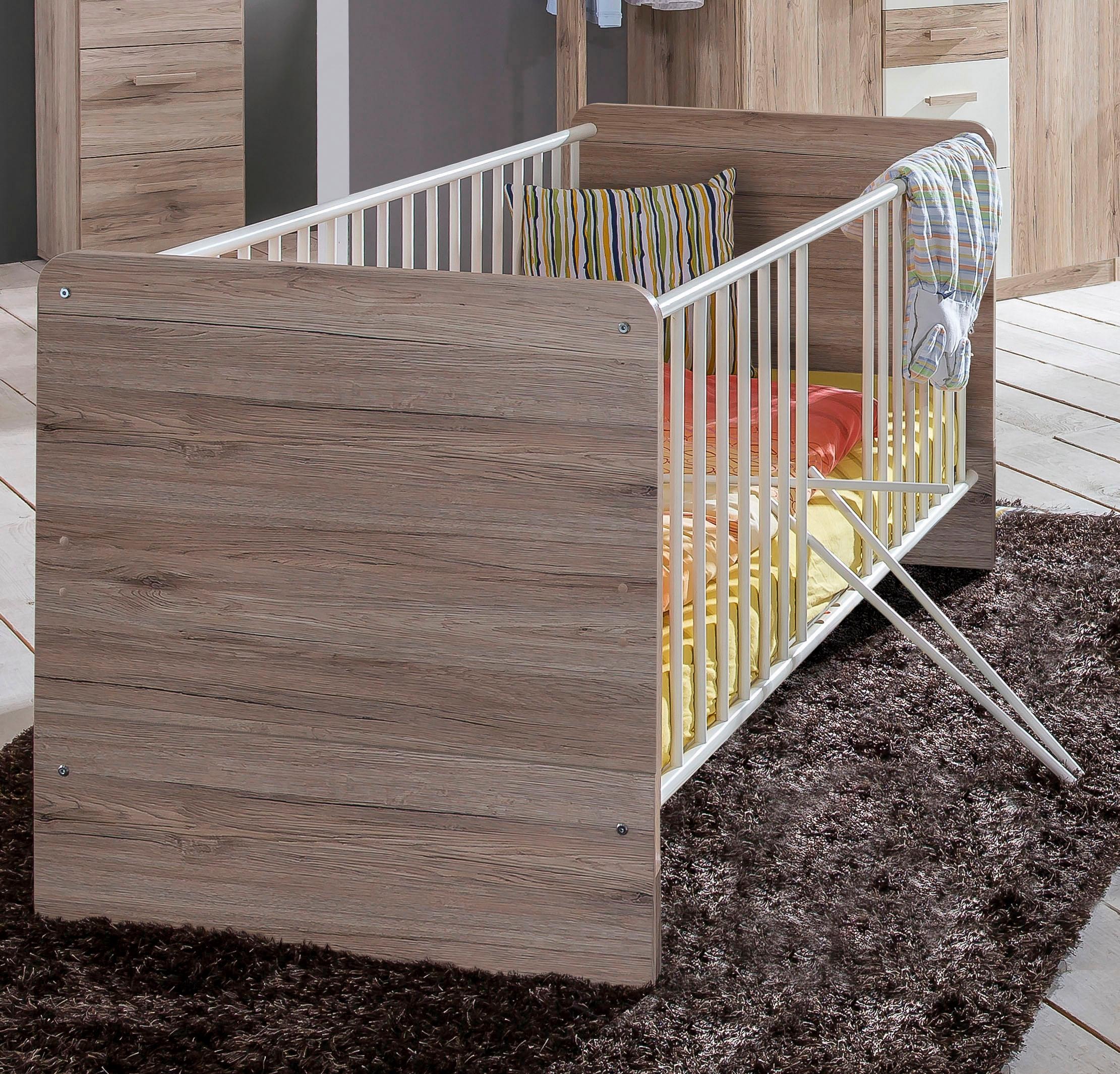 Wimex Babyzimmer-Komplettset »Bergamo«, (Set, 3 tlg.), Bett + Wickelkommode + Eckschrank