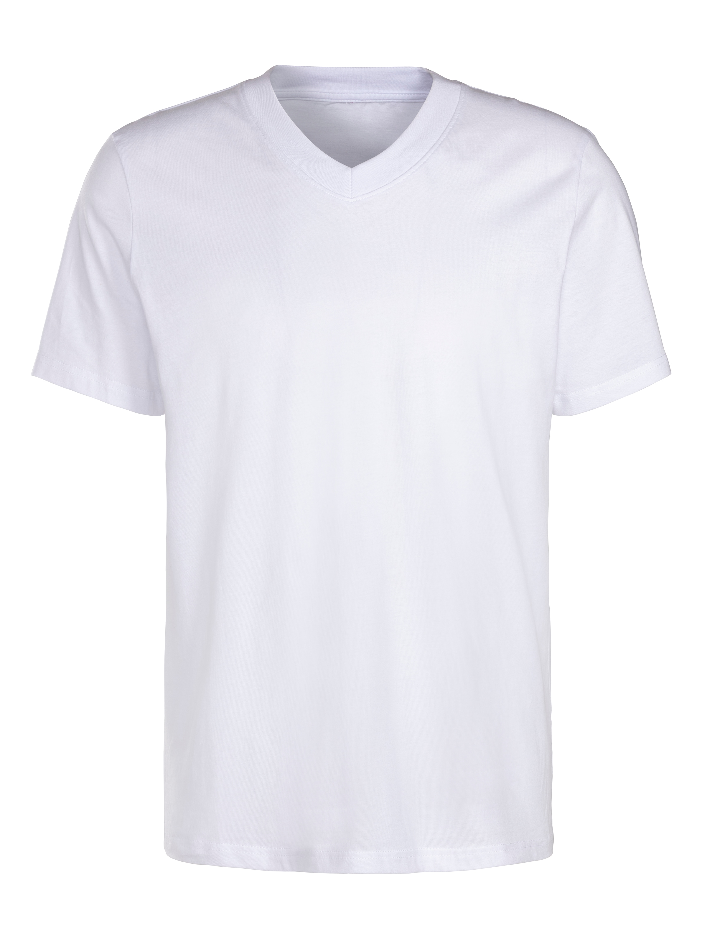 KangaROOS V-Shirt »Regular Fit,«, (2er-Pack), Freizeitshirt mit Kurzarm, V-Ausschnitt aus reine Baumwolle