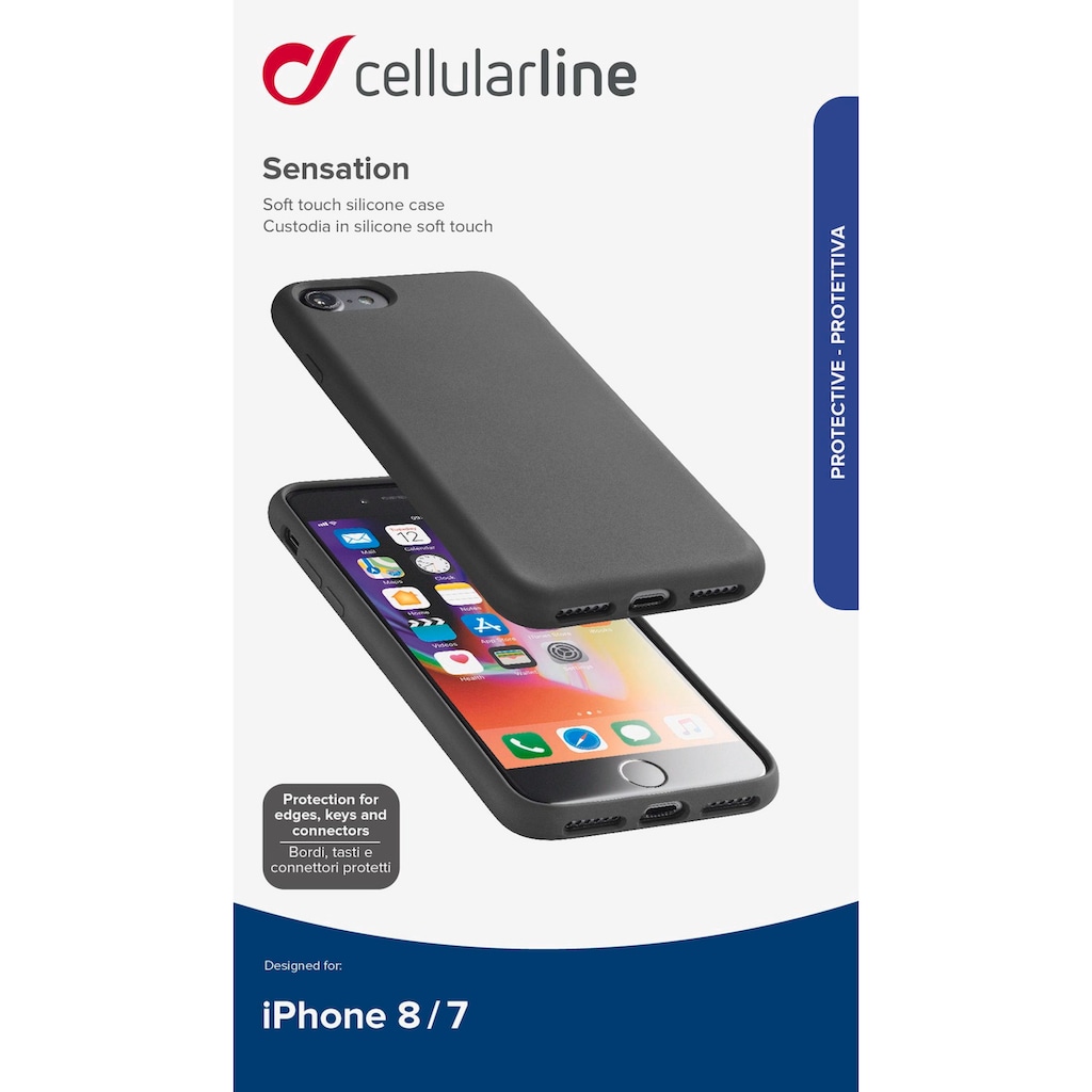 Cellularline Backcover »Silikon Case SENSATION - iPhone 6/7/8/SE«