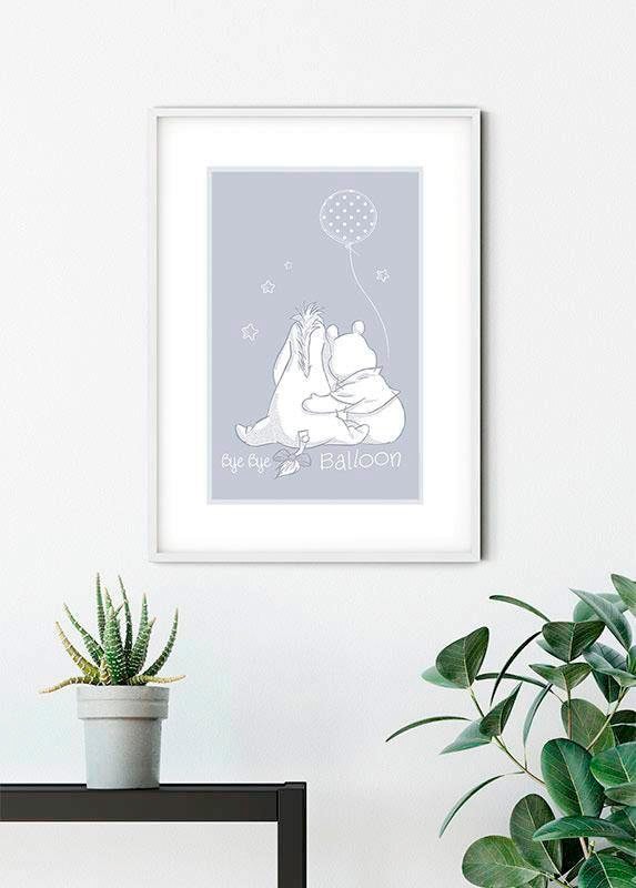 Komar Poster »Winnie Pooh Bye Bye Balloon«, Disney, (1 St.), Kinderzimmer, Schlafzimmer, Wohnzimmer