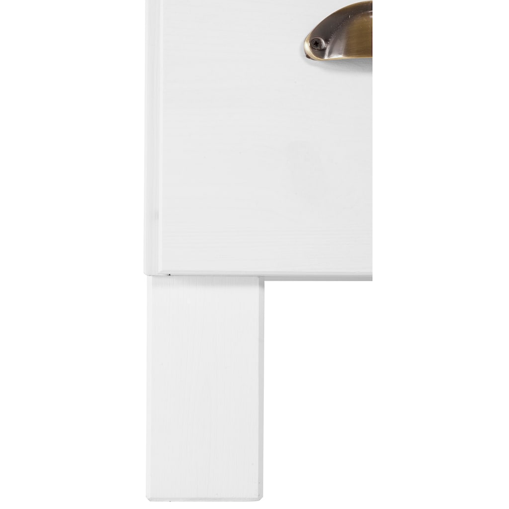 Home affaire Unterschrank »Oslo«, 75 cm breit, 1 Tür, 5 Schubladen, aus Kiefer, Metallgriffe