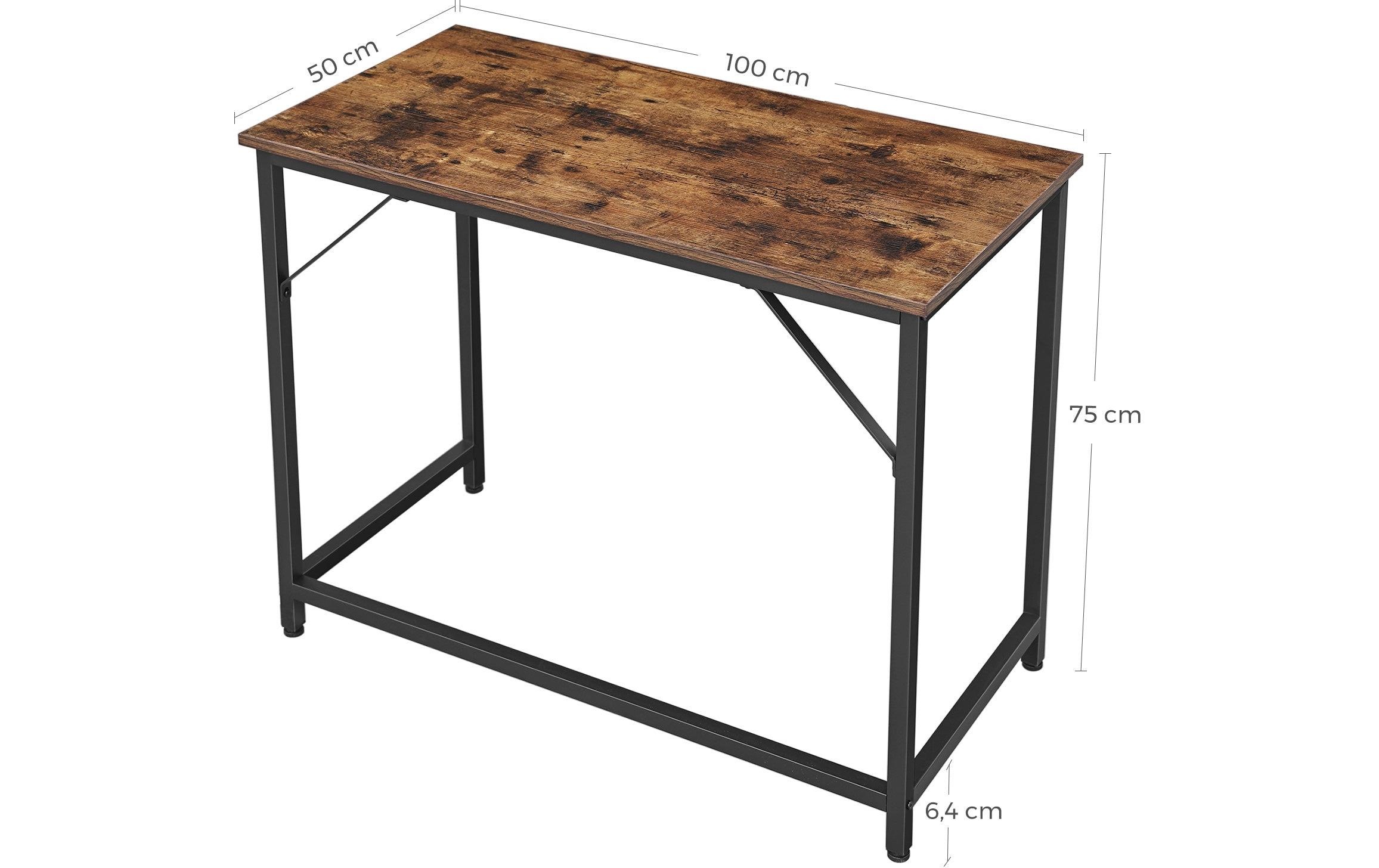 VASAGLE Schreibtisch »Holz und Metall«