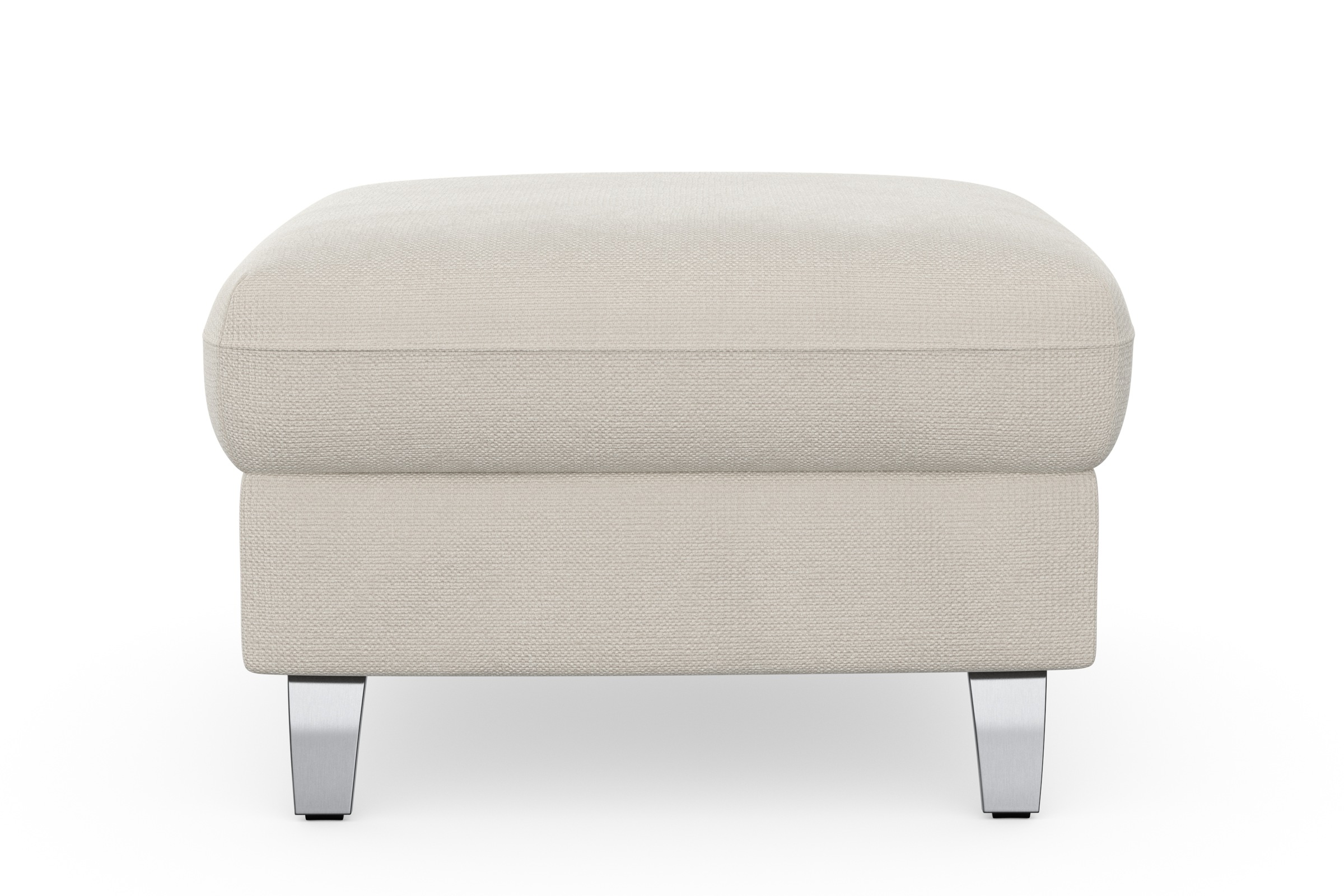 sit&more Stauraumhocker »Grenoble«, mit Stauraum und satinierten Füssen