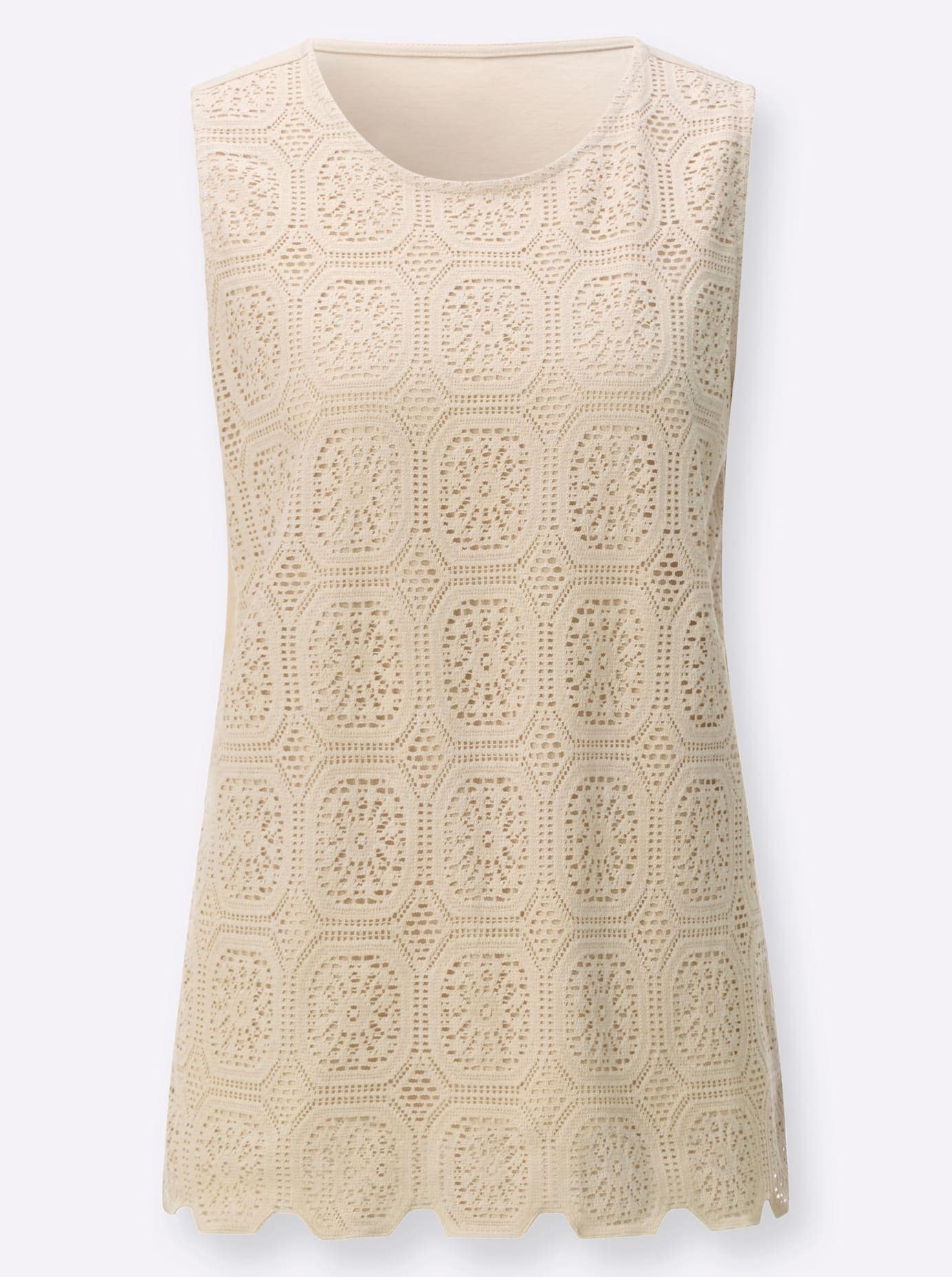 Inspirationen Top en dentelle