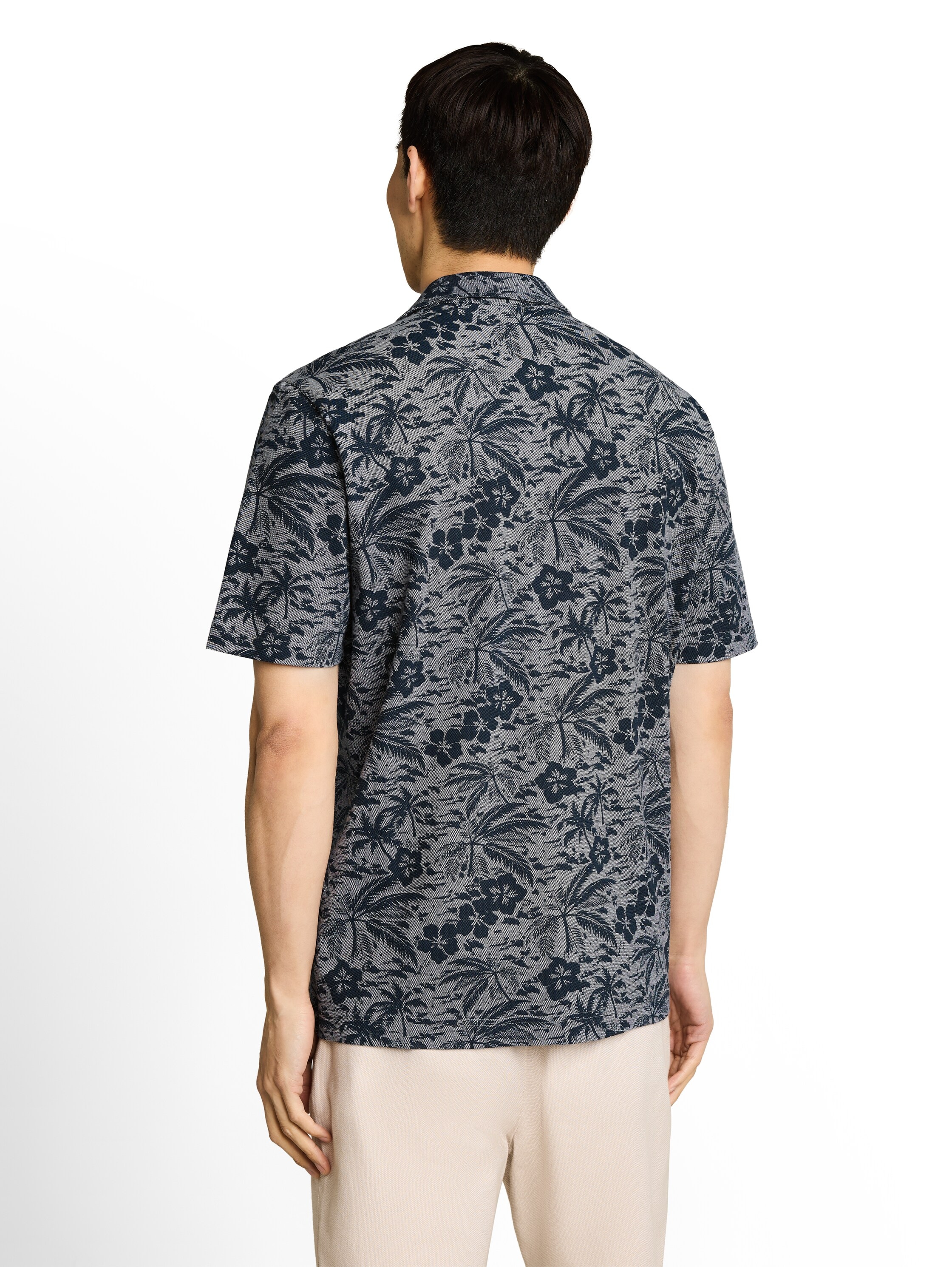 TOM TAILOR Chemise hawaïenne chemise d'été manches courtes style hawaïen
