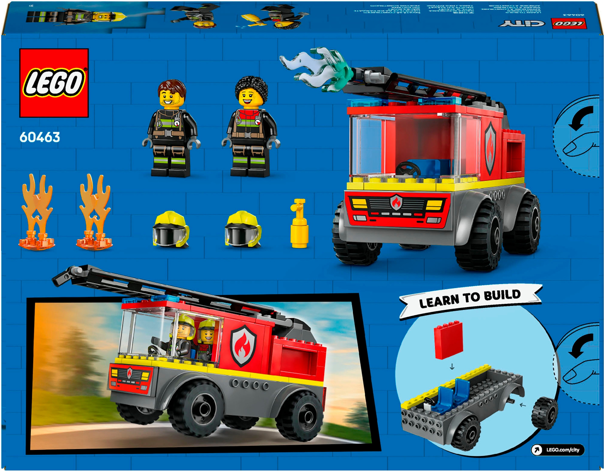 LEGO® Pions de construction »Feuerwehrleiterfahrzeug (60463), LEGO City« Made in Europe
