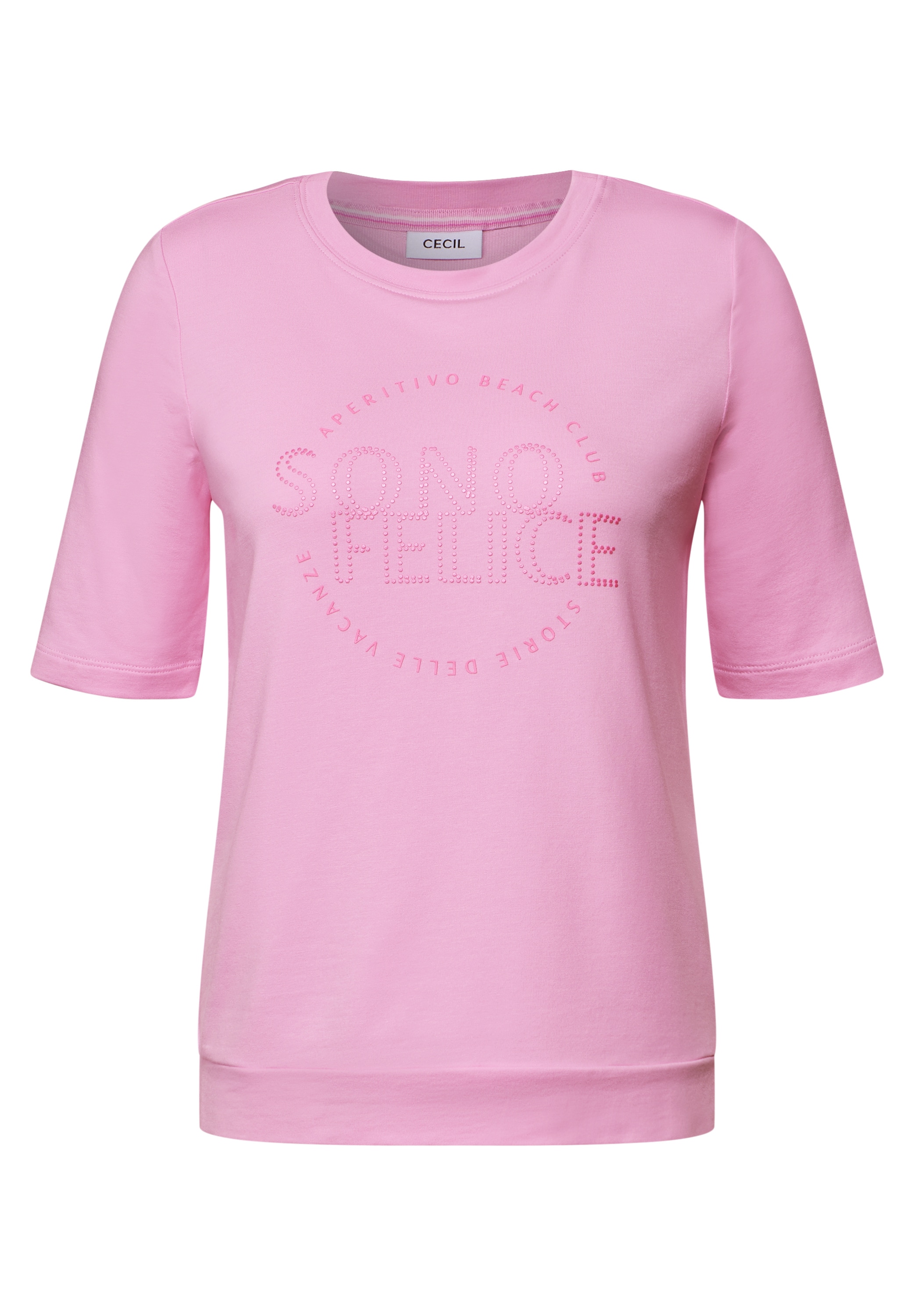 Cecil T-Shirt, mit Wording