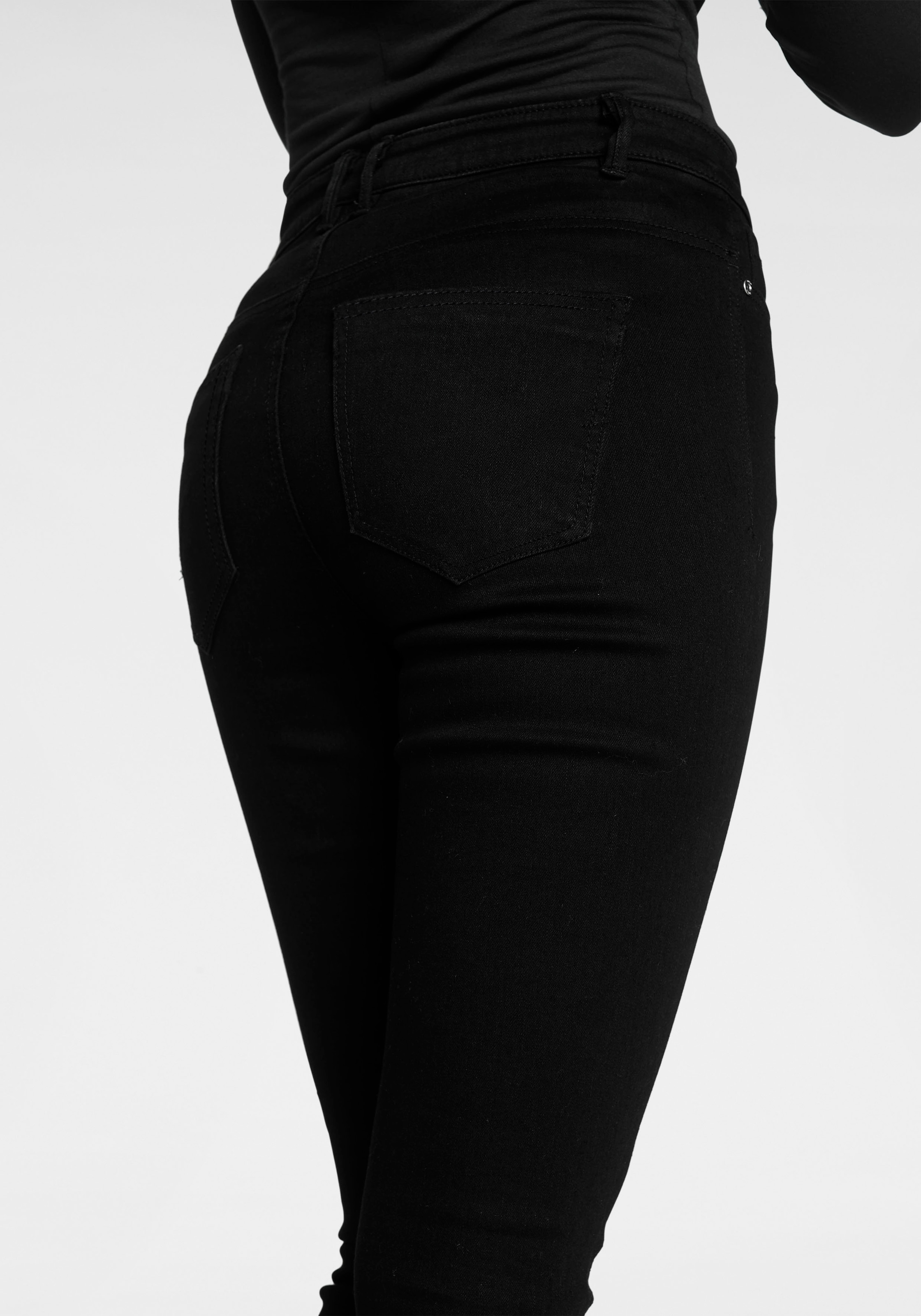 ONLY Skinny-fit-Jeans »ONLPAOLA – Extra-eng geschnittene Jeans mit figurformender Silhouette«, skinny fit, modisch, Denim, Baumwollmischung