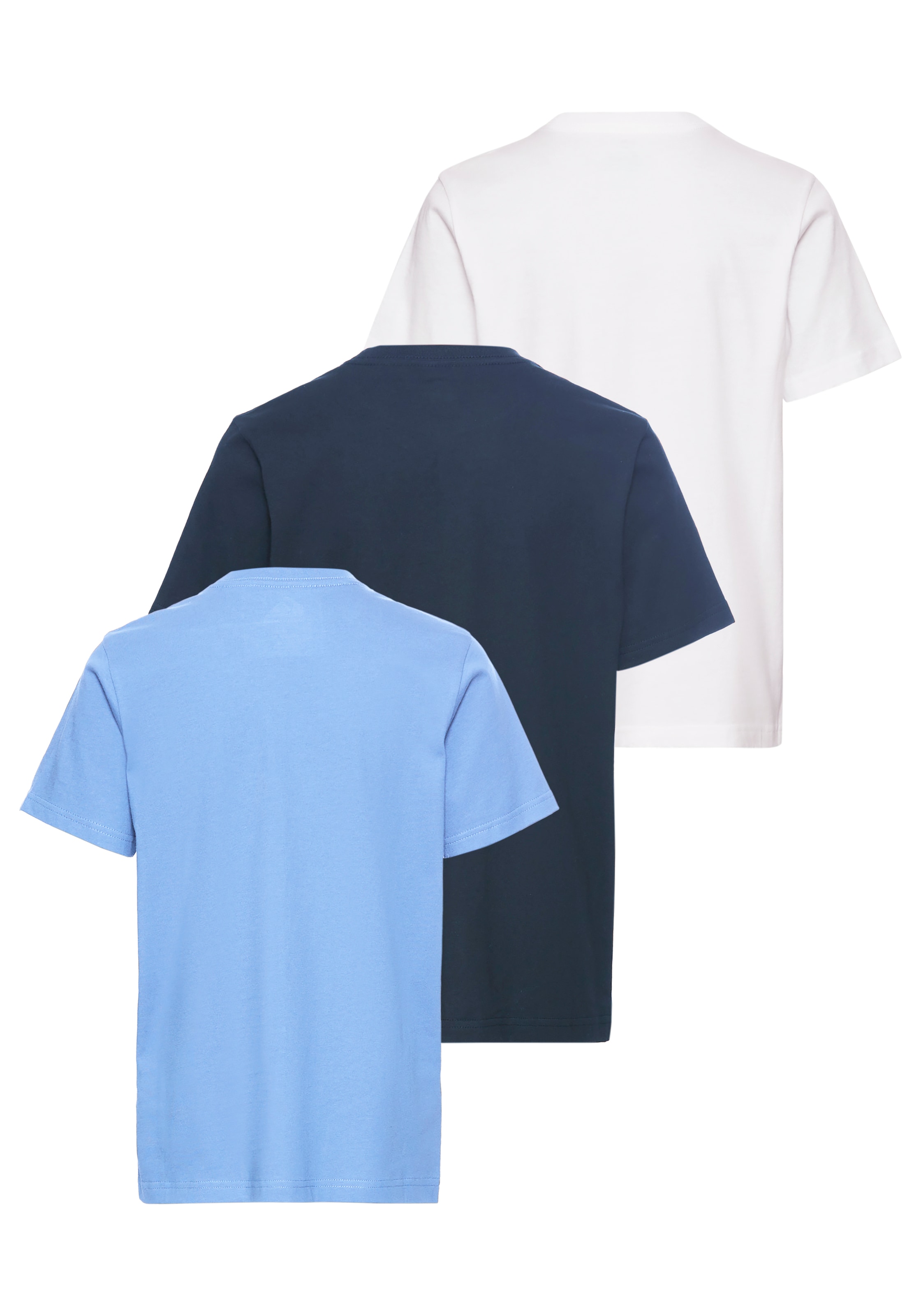 Quiksilver T-shirt »MTWAVE TRIPLE PACK YOUTH« 3 pièces für Kinder und Jugendliche, sportlicher Stil, Kurzarm