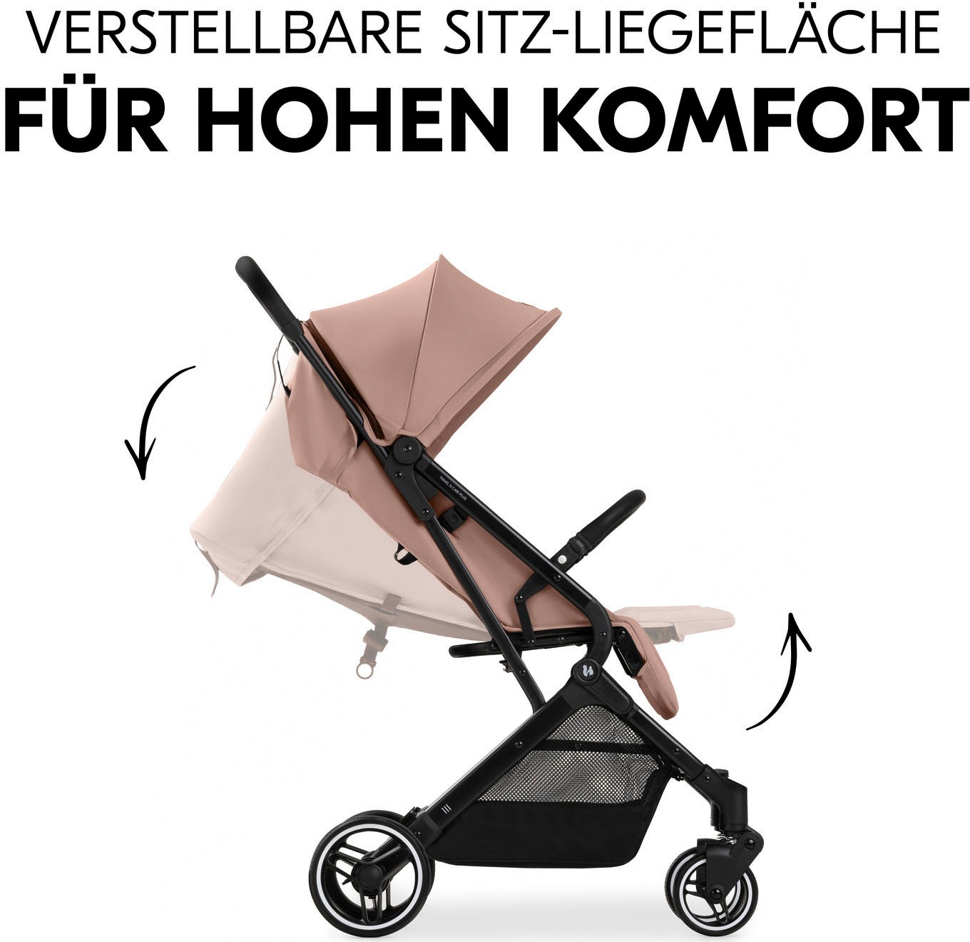 Hauck Poussette pour enfants »Travel N Care Plus Buggy, hazelnut« 22 kilos