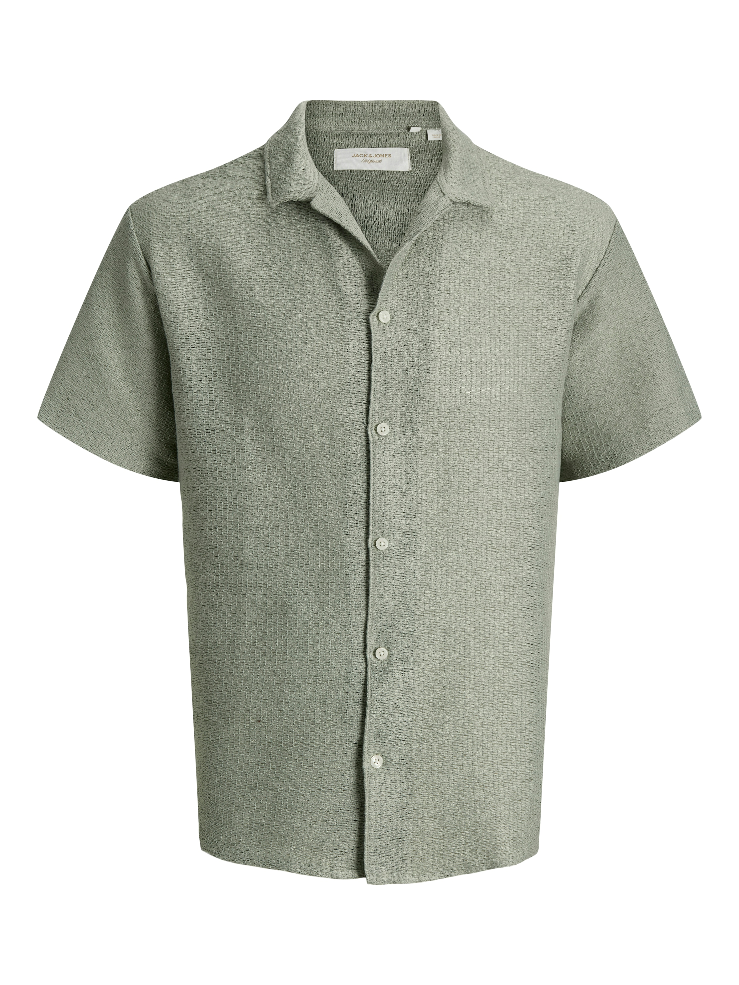 Jack & Jones Kurzarmhemd »JORMONTAUK CROCHET SHIRT SS SA26«