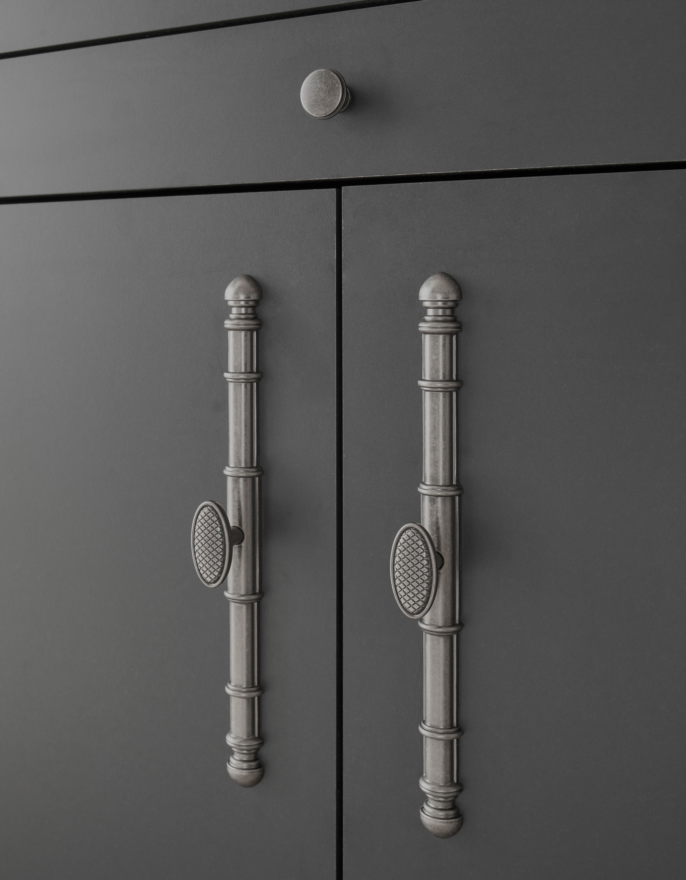 GOODproduct Büromöbel-Set »Westminster, wohnliches Home-Office, Büro in zwei Farben verfügbar« Set, 2 tlg. enthält Sekretär und Stauraumschrank im Landhausstil, mit Kabelkanal
