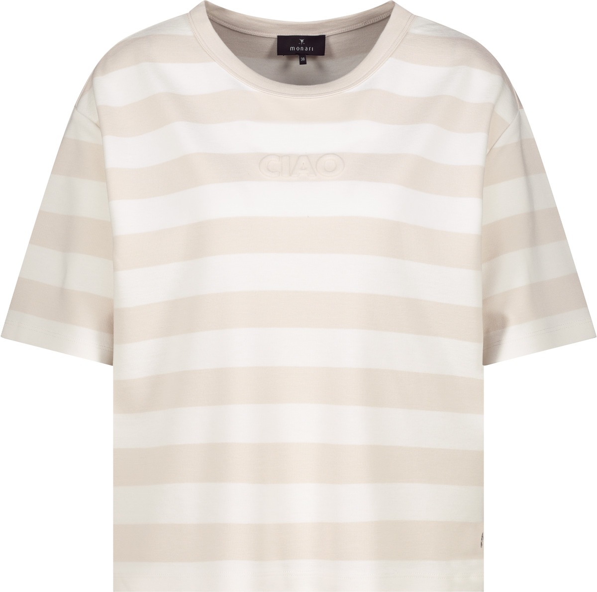 Monari Sweatshirt »Sweatshirt Basic Ringel«, Regular fit mit Streifen
