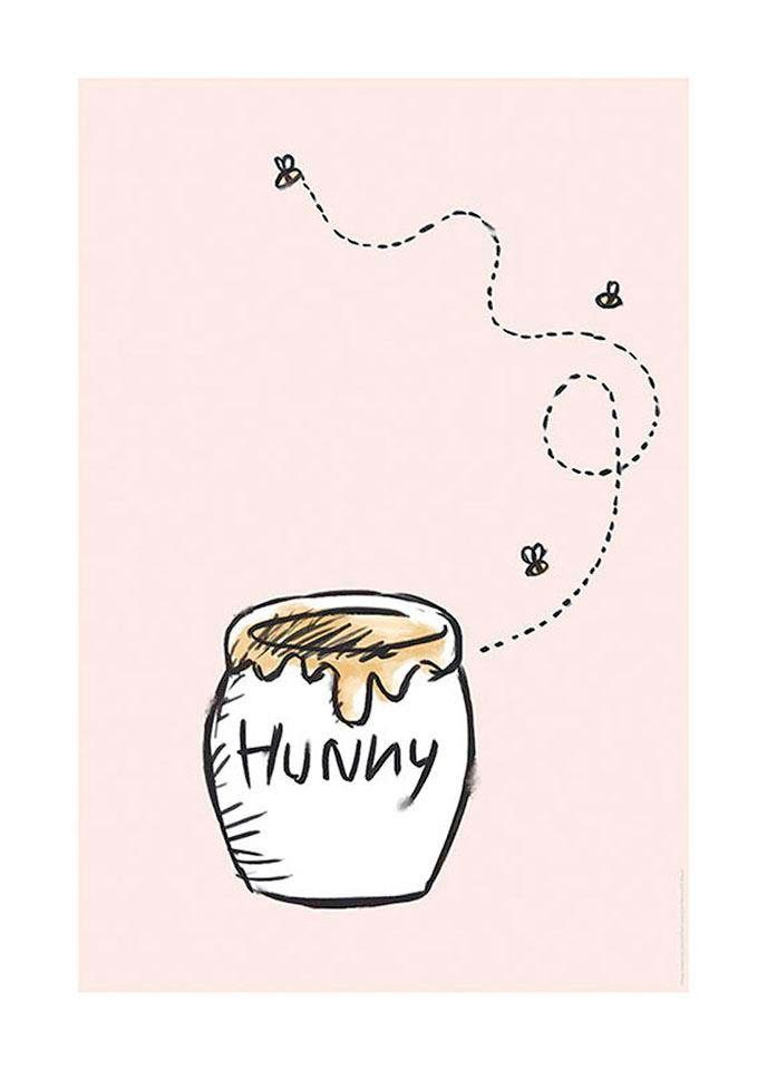 Image of Komar Poster »Winnie Pooh Hunny Pot«, Disney, Höhe: 50cm bei Ackermann Versand Schweiz