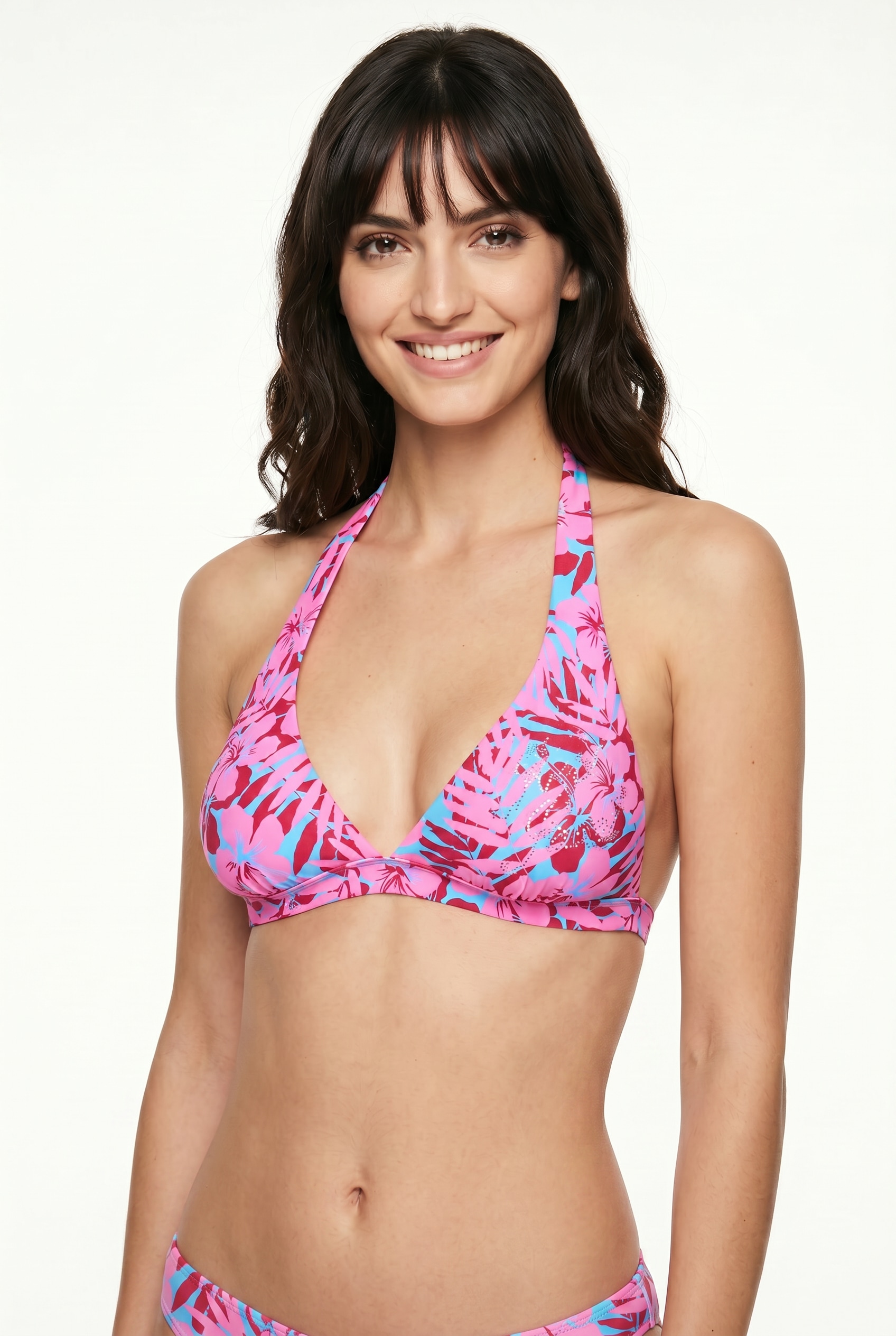 Image of JOOP Jeans "Hibiscus Beach (JOOP Jeans)" mit exotischem Hibiskus-Print, aus Polyamid und Elasthan