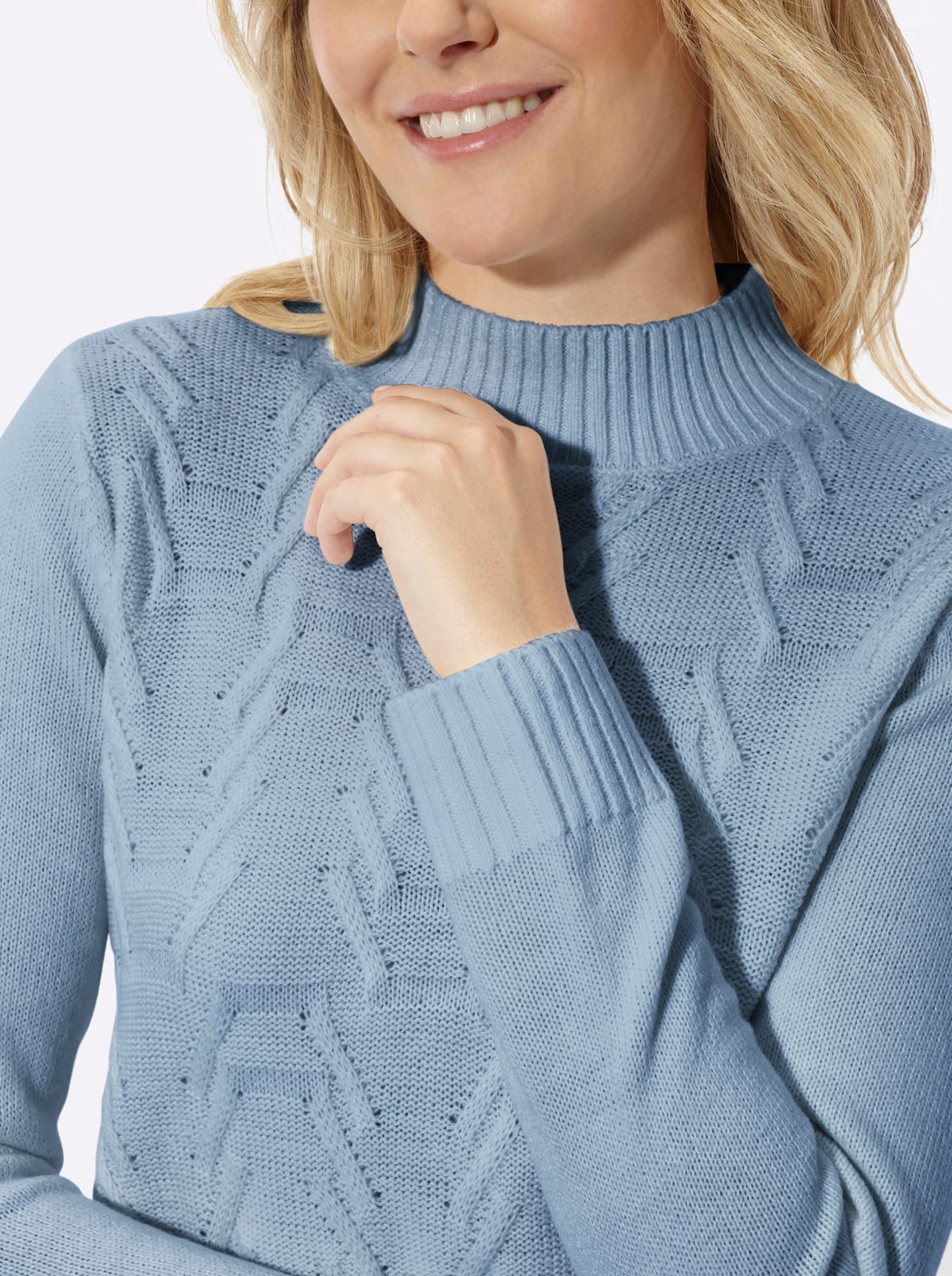 Classic Basics Pull à col montant »Stehkragen-Pullover«