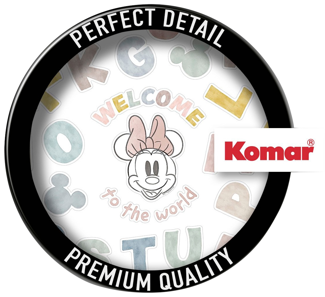 Komar Wandtattoo »Mickey Alphabet - Grösse 50 x 70 cm«, (56 St.), selbstklebend, Wandsticker, Kinderzimmer