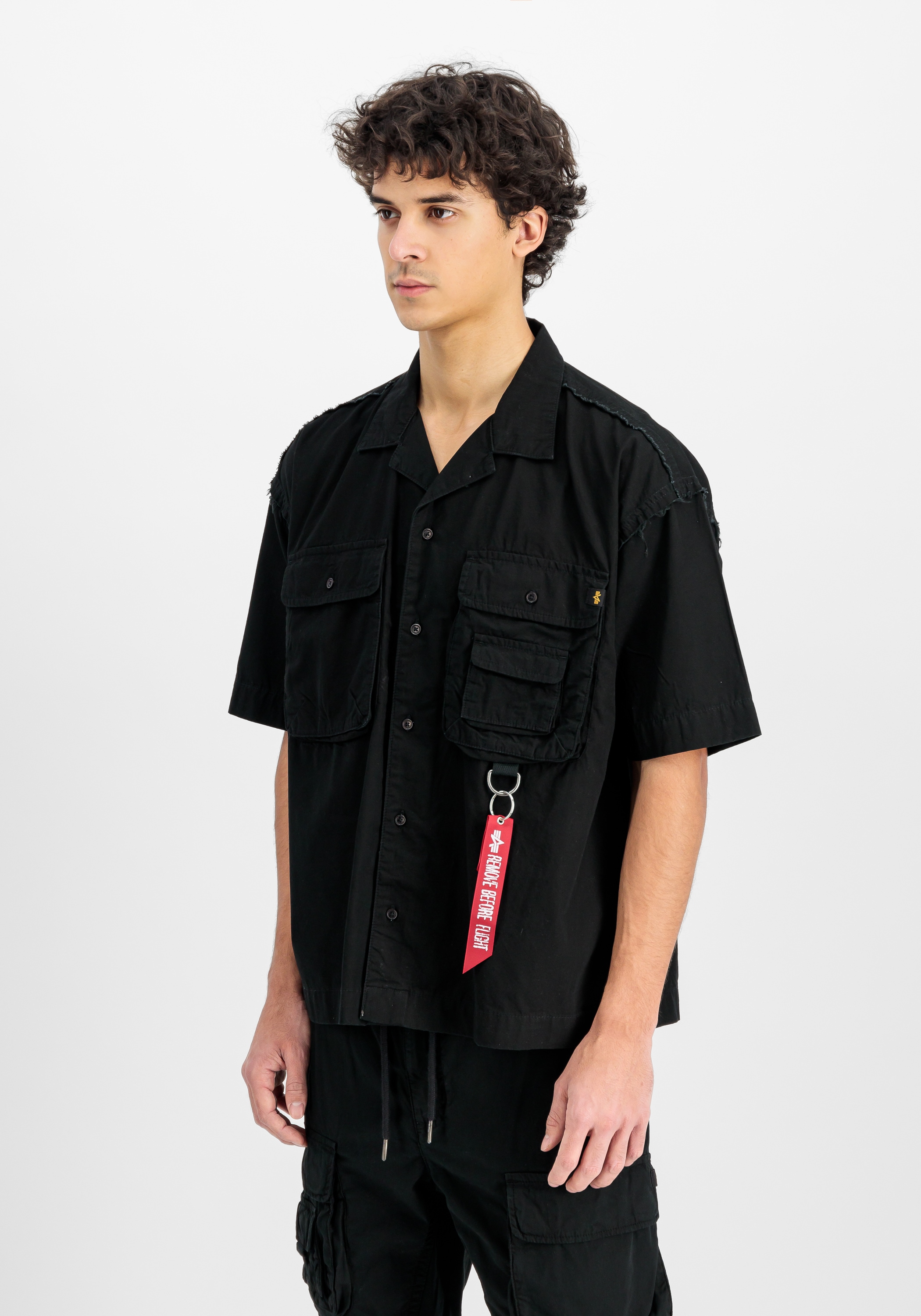 Image of Alpha Industries Print-Shirt "Aloha Safari Shirt"