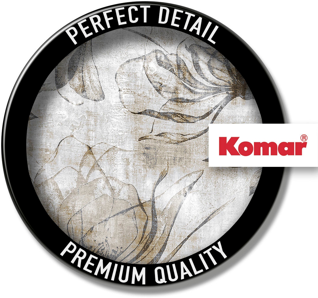 Komar Papier peint intissé »Digitaldruck Vlies -  Rustic Roses - Grösse 200 x 250 cm« imprimé Wohnzimmer, Schlafzimmer