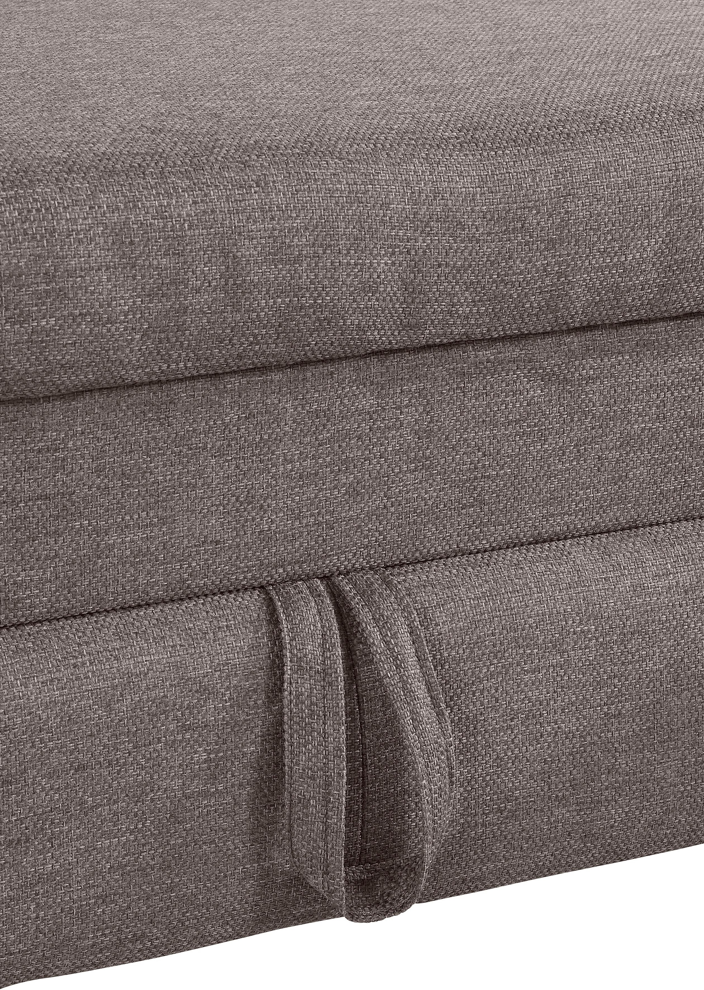 COTTA Ecksofa »Driver L-Form«, mit Kopfteilverstellung, wahlweise mit Bettfunktion & Bettkasten