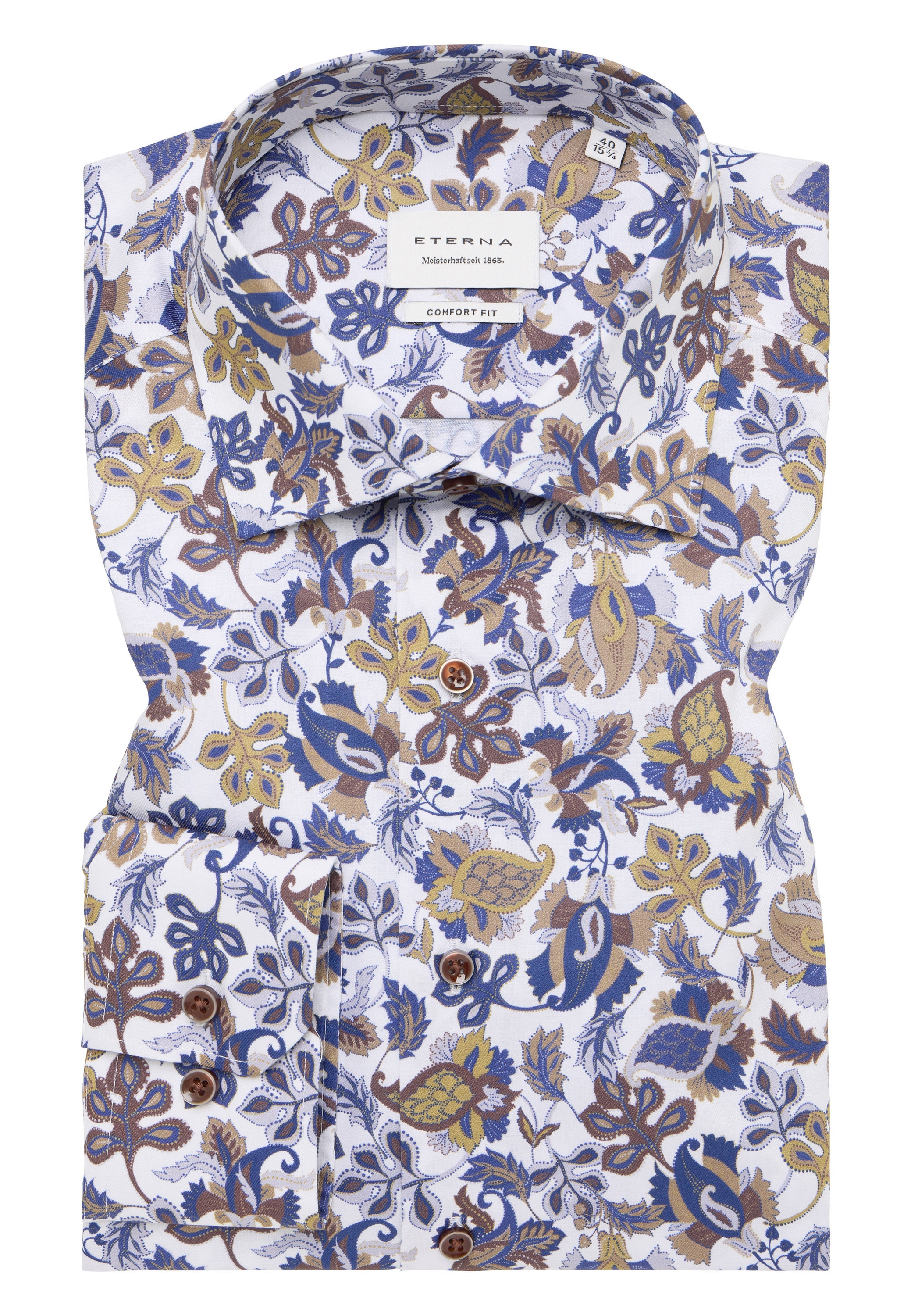 Eterna Langarmhemd »COMFORT FIT« NON IRON (bügelfrei)