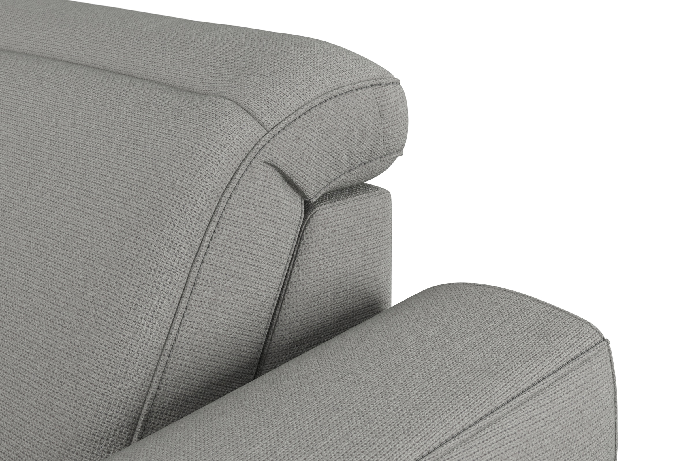 sit&more Wohnlandschaft »Dundee U-Form«, mit Federkern und Massivholzfüssen, wahlweise mit Kopfteilverstellung