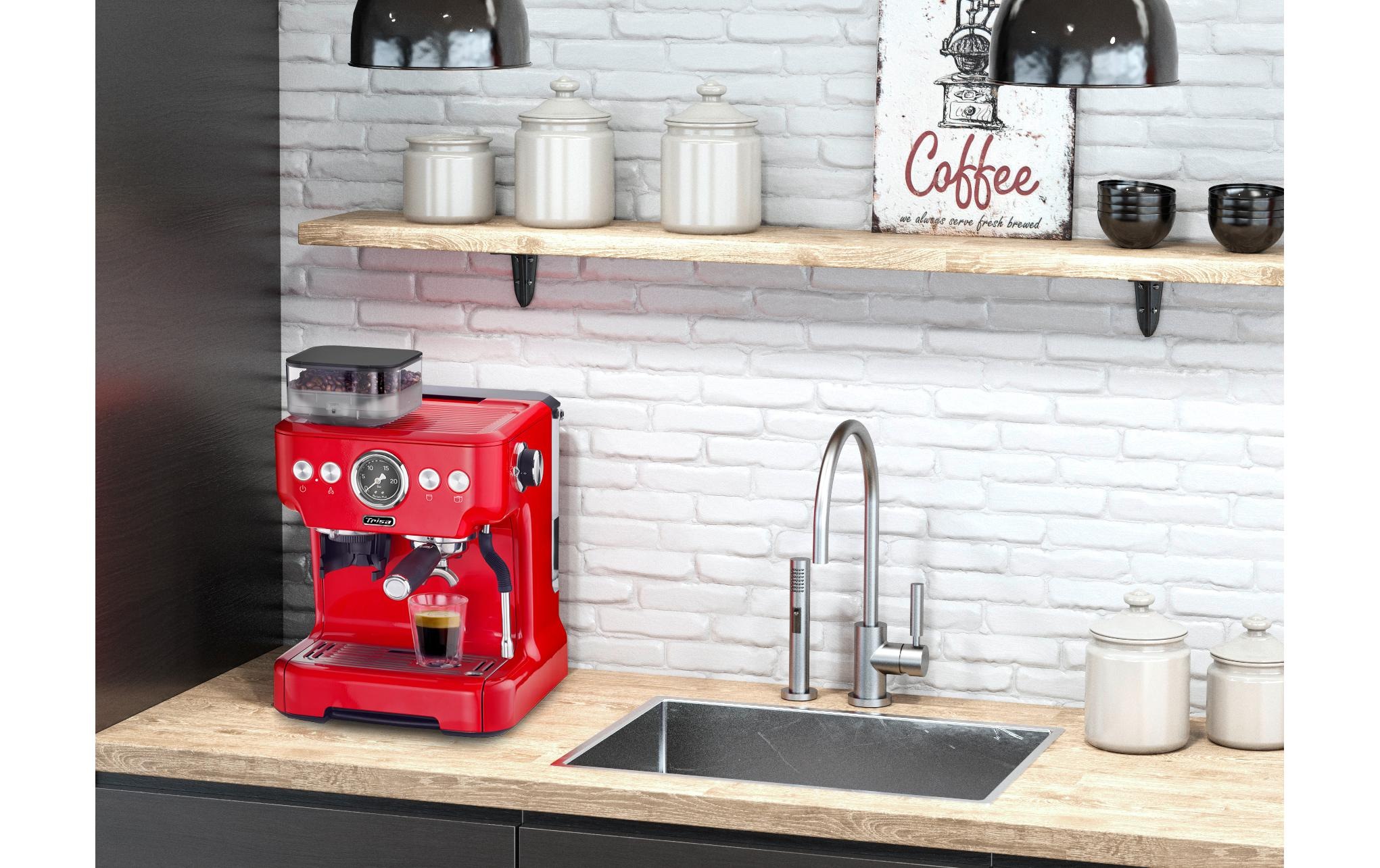 Trisa Siebträgermaschine »Barista Plus«
