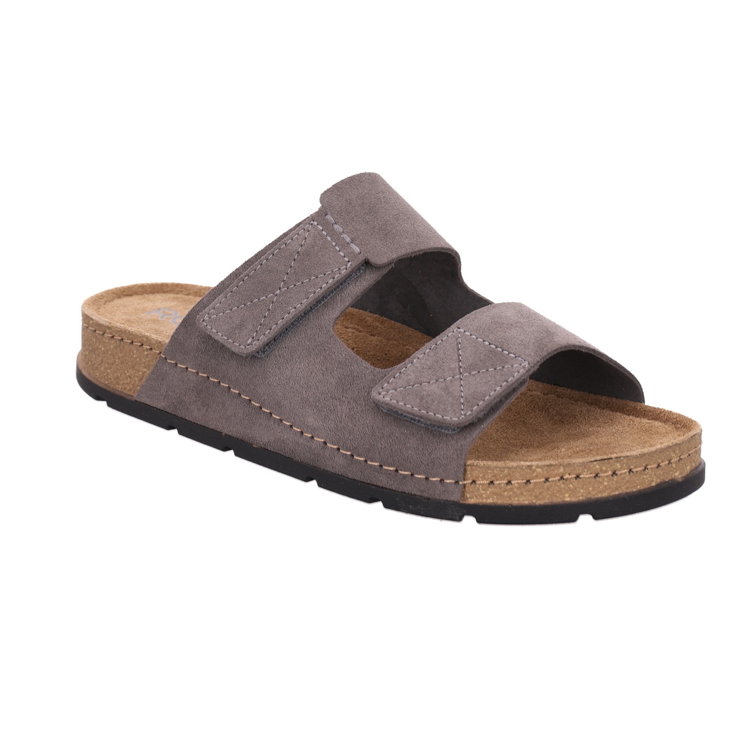 Image of Rohde Pantolette "SOAVE" Sommerschuh, Hausschuh, Klettschuh mit Softfussbett