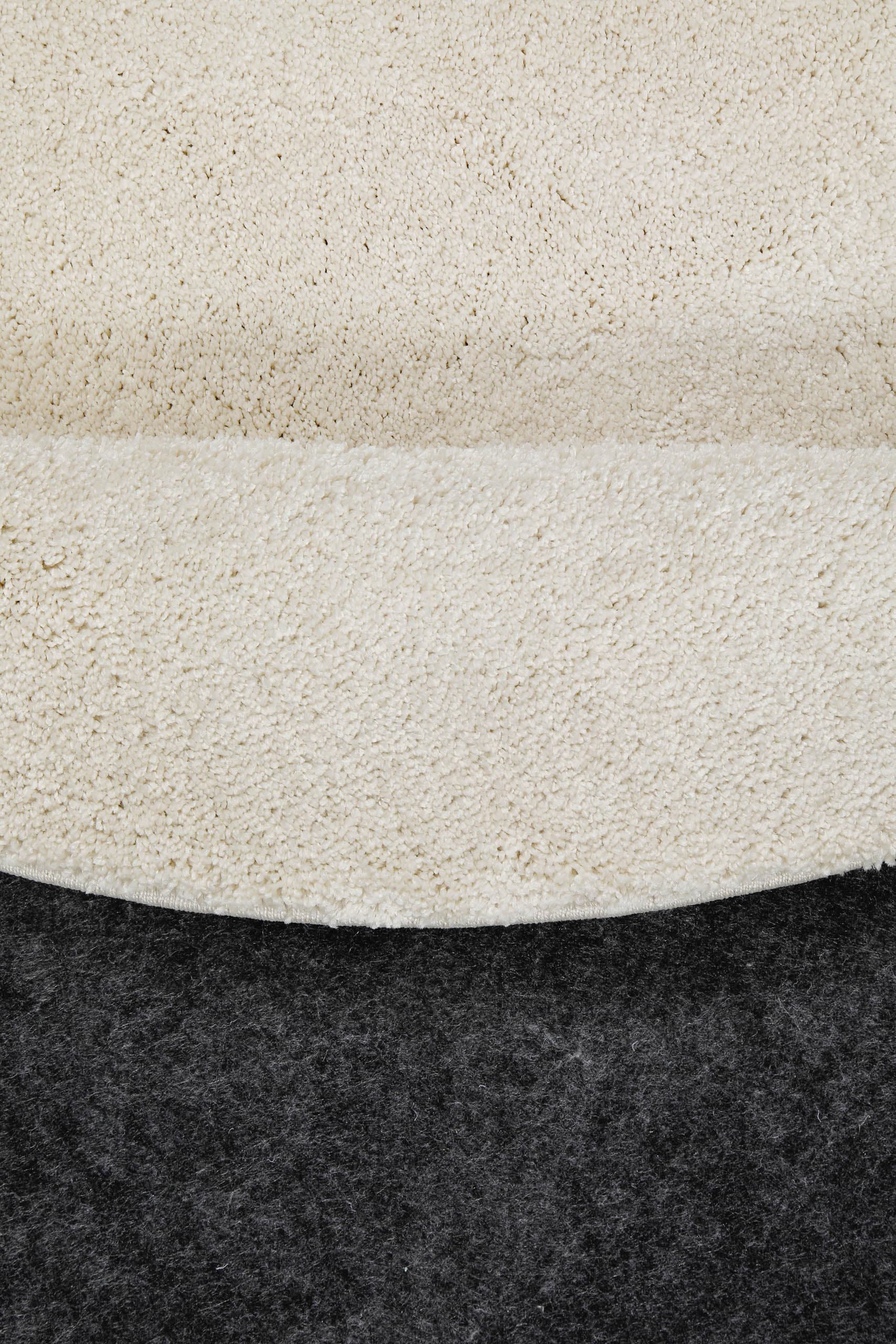 Wecon home Tapis »Wogh« Rond 25 mm Höhe Kurzflor, maschinell gewebt, robust, Wohn- & Schlafzimmer, einfarbig