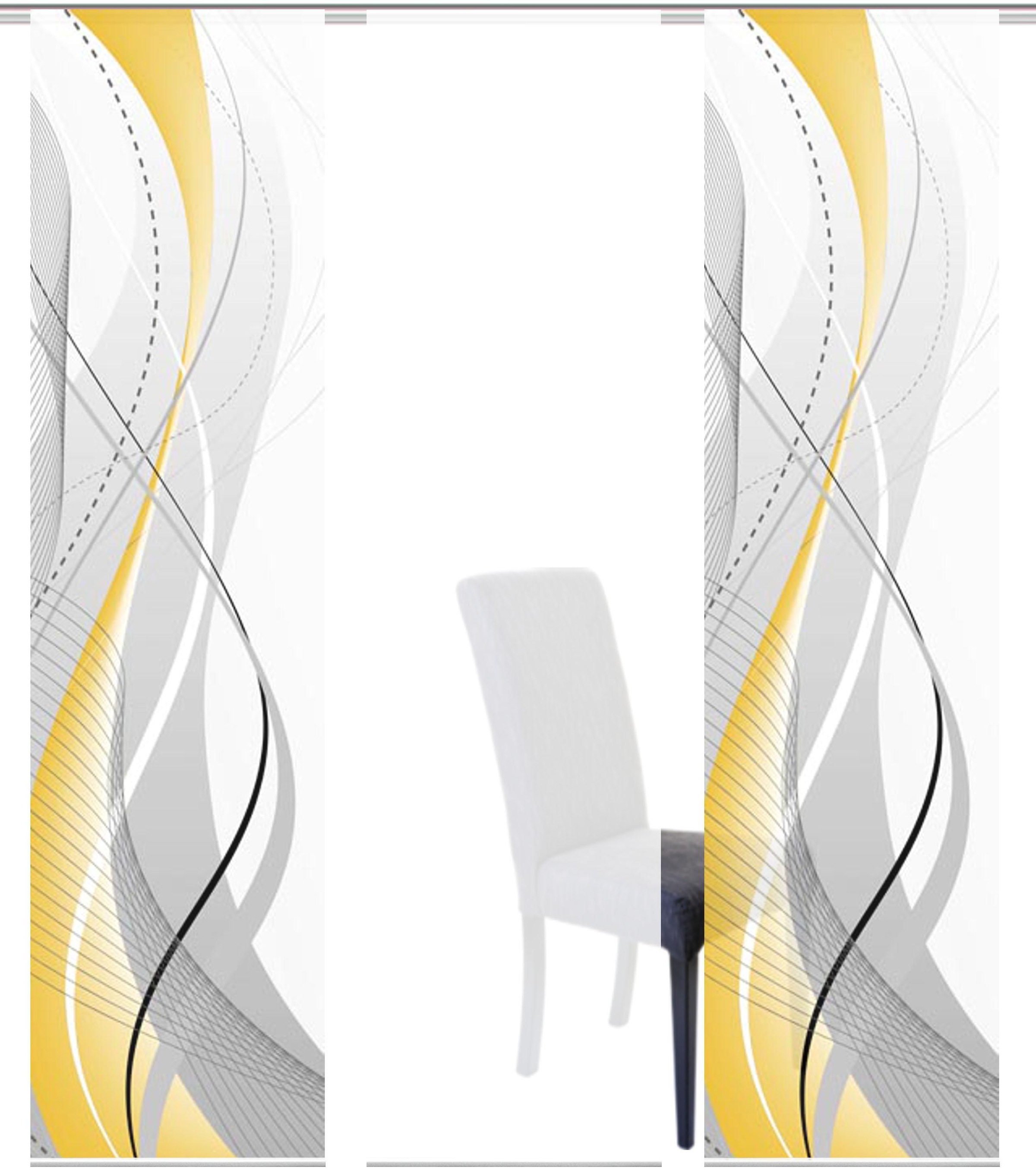 Image of HOME WOHNIDEEN Schiebegardine »CARLISLE 3ER SET«, (3 St.), HxB: 245x60 bei Ackermann Versand Schweiz